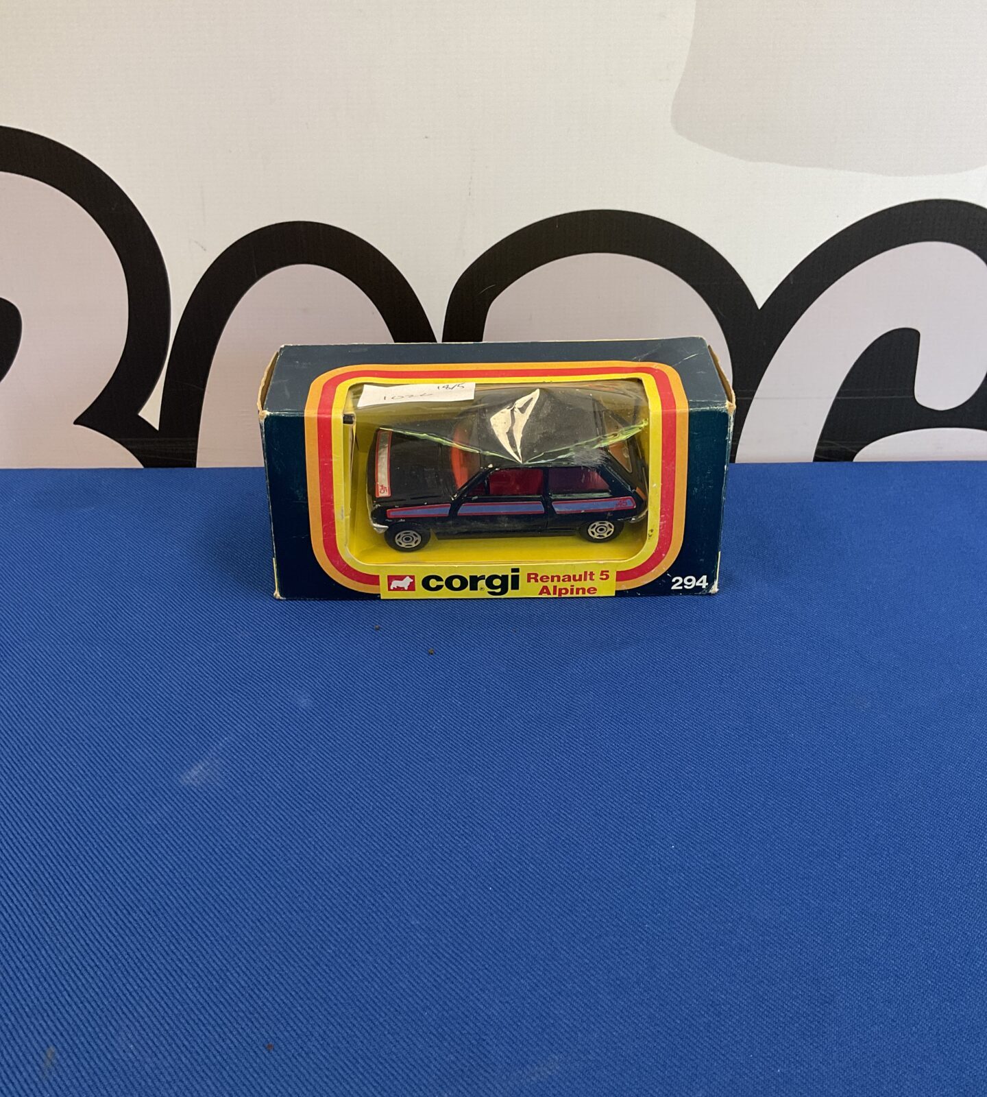 Vintage boxed corgi renault 5 alpine diecast model