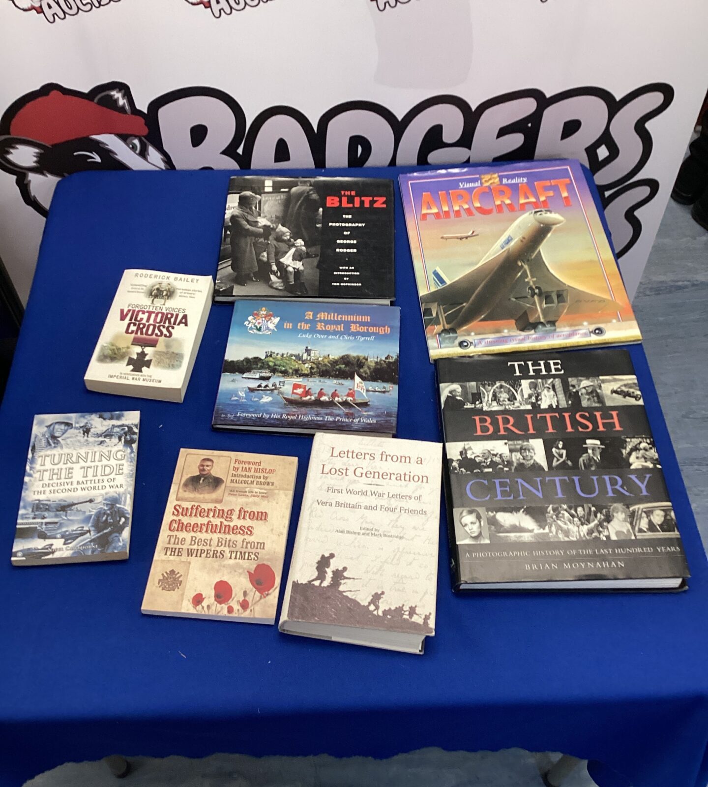box of military books inc blitz & aircraft