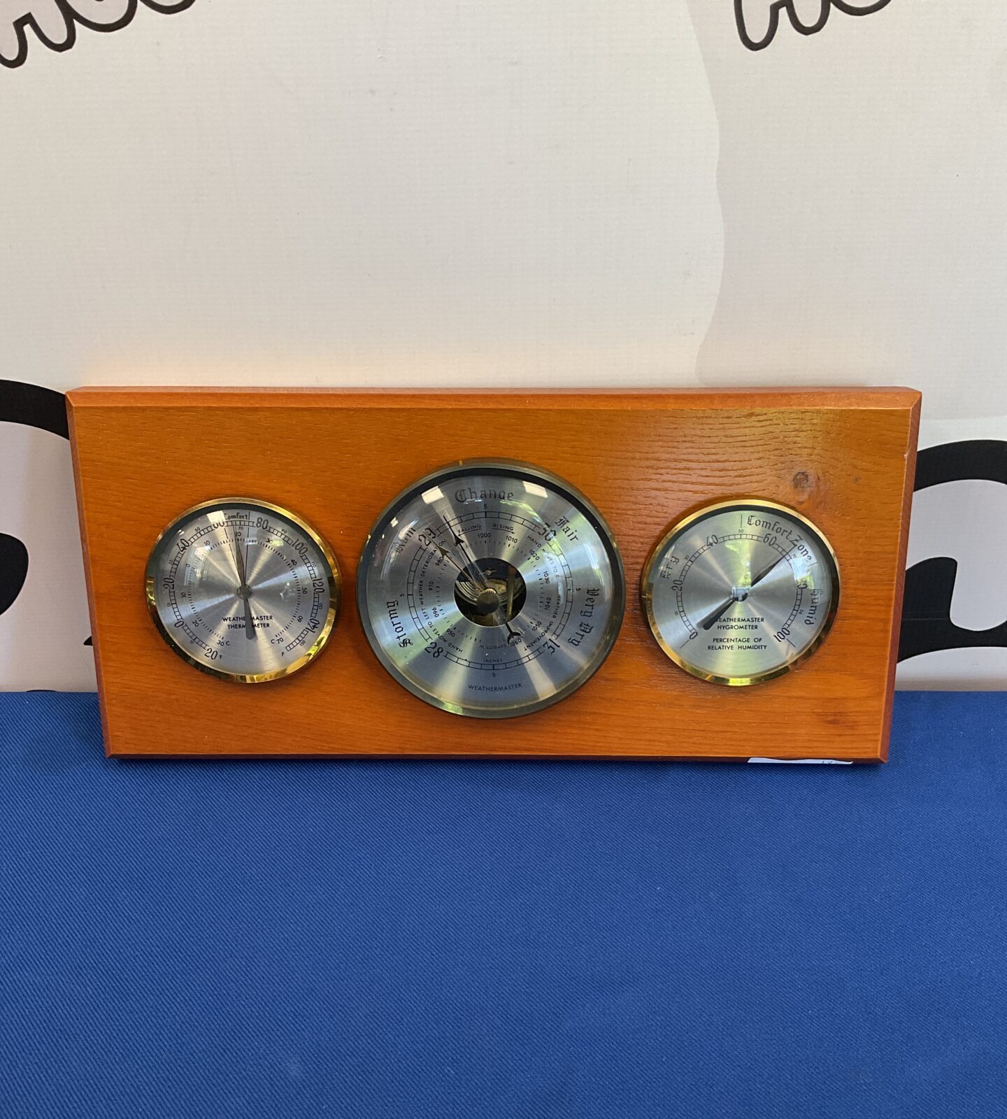 Weathermaster barometer, thermometer & hygrometer