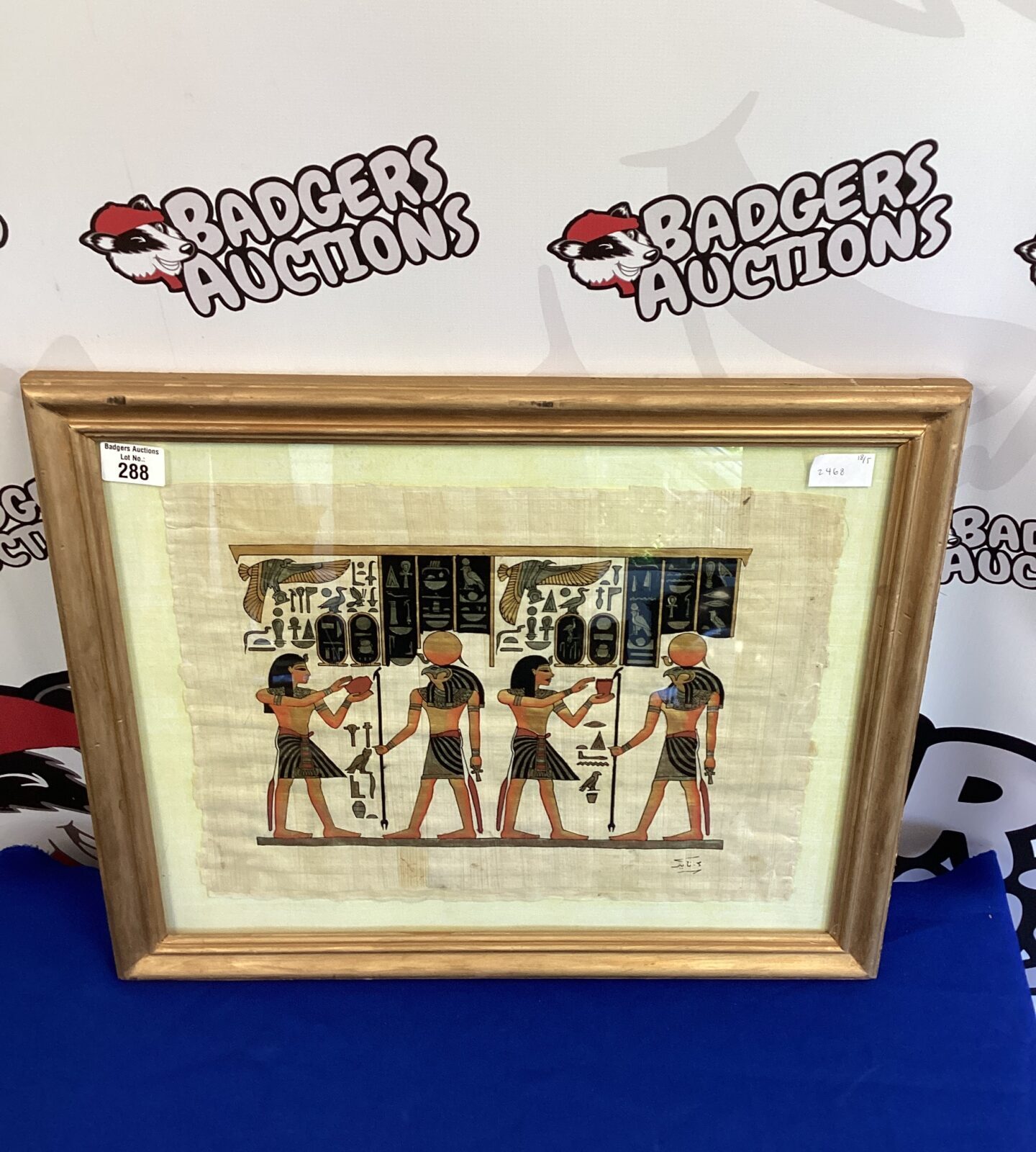 Framed Egyptian scene