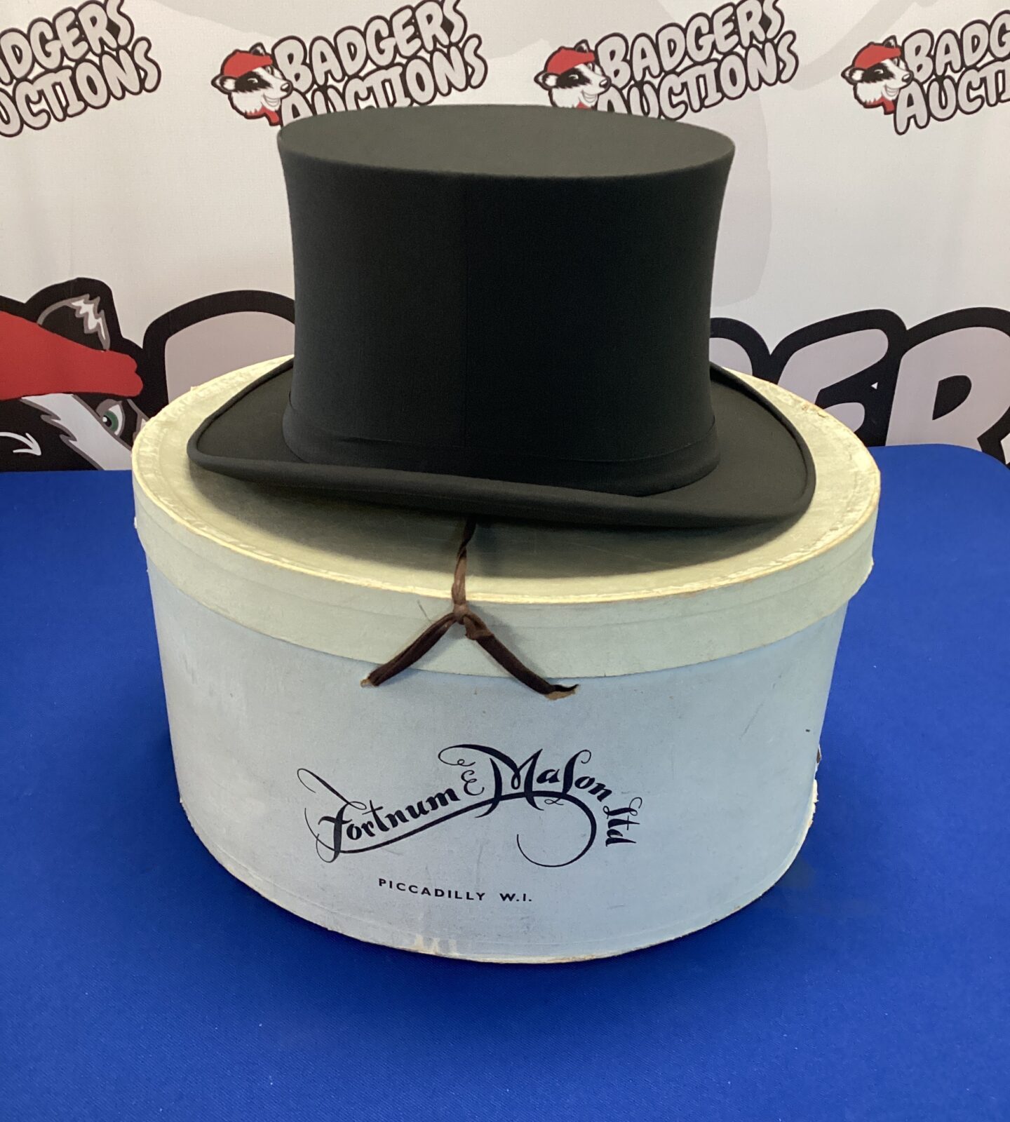 G.A. Dunn top hat in fortnum & mason box