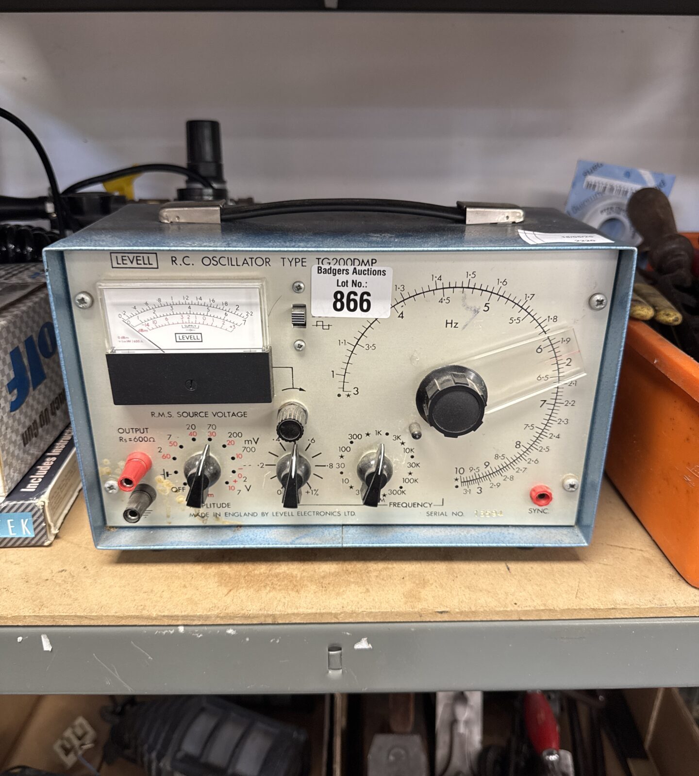 Levell R C Oscillator type TG200DMP - untested