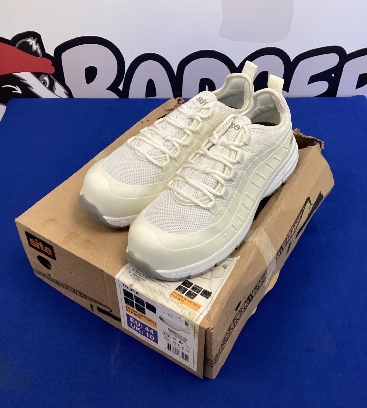 New pair of site safety shoes size 10