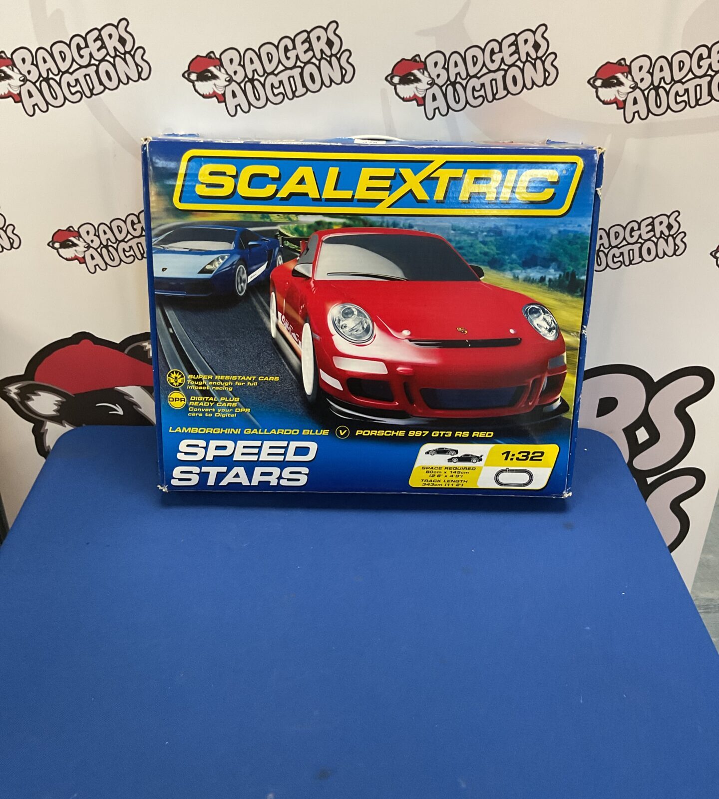 Scalextric speed set with two audi tts