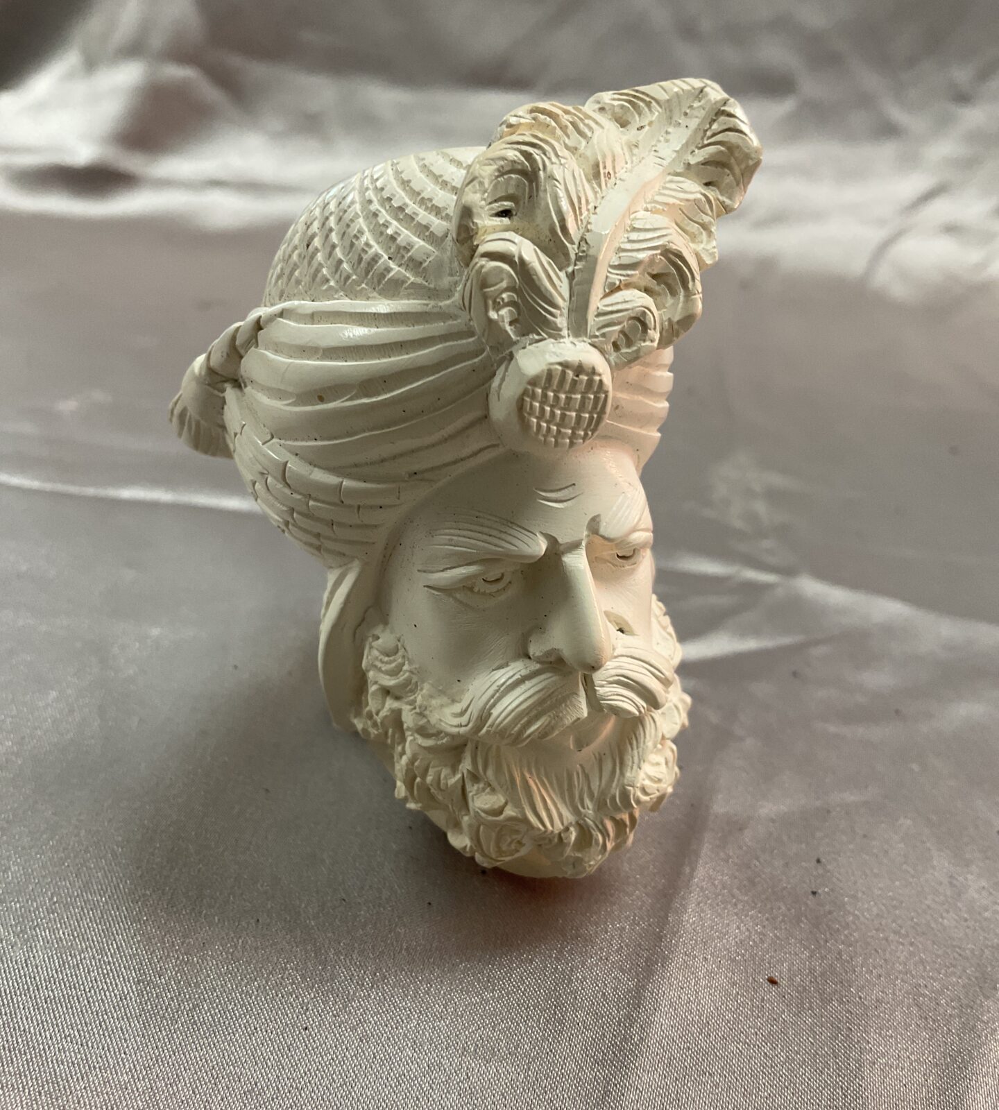 Antique Meerschaum pipe sultan Head with case - Image 3