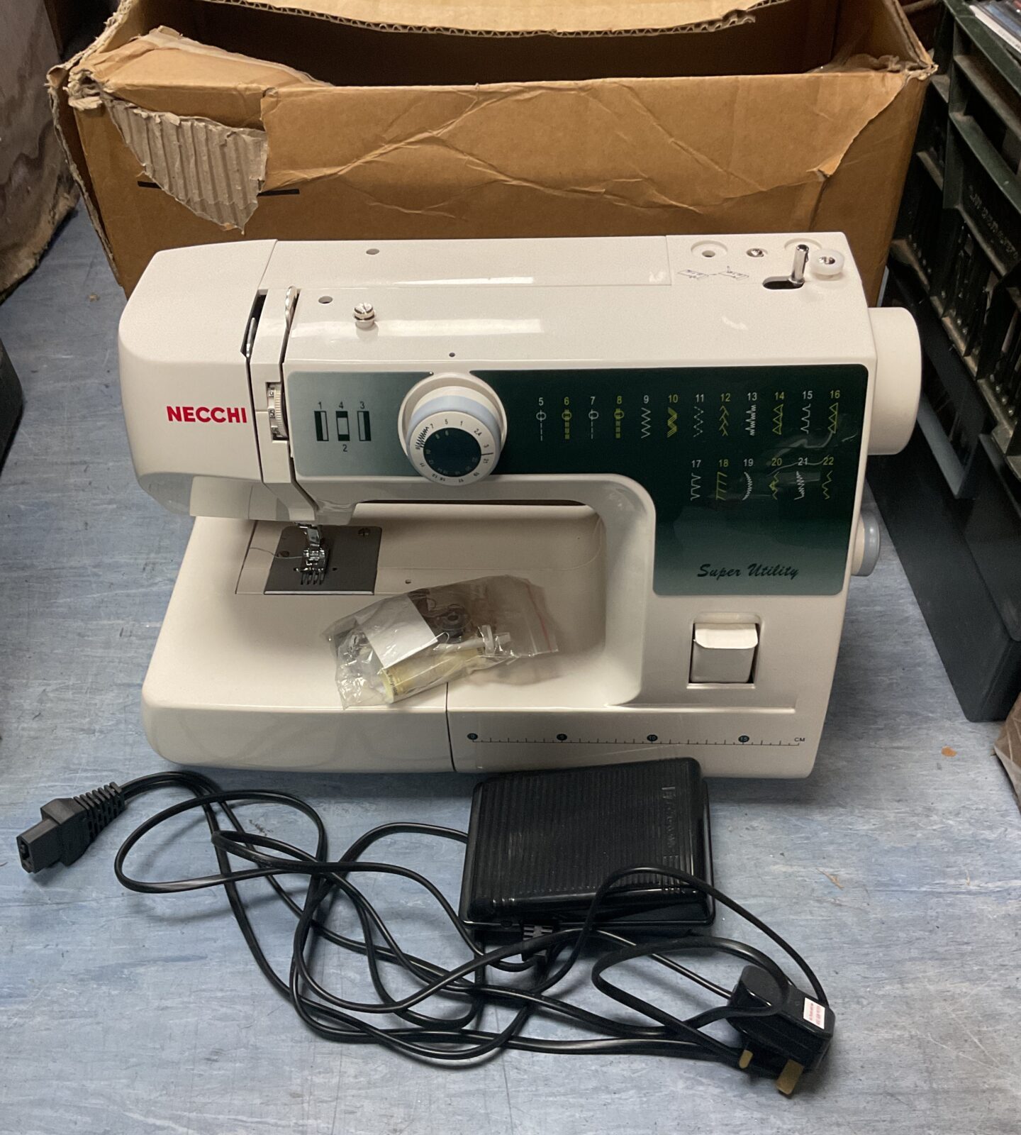 Necchi super utility sewing machine