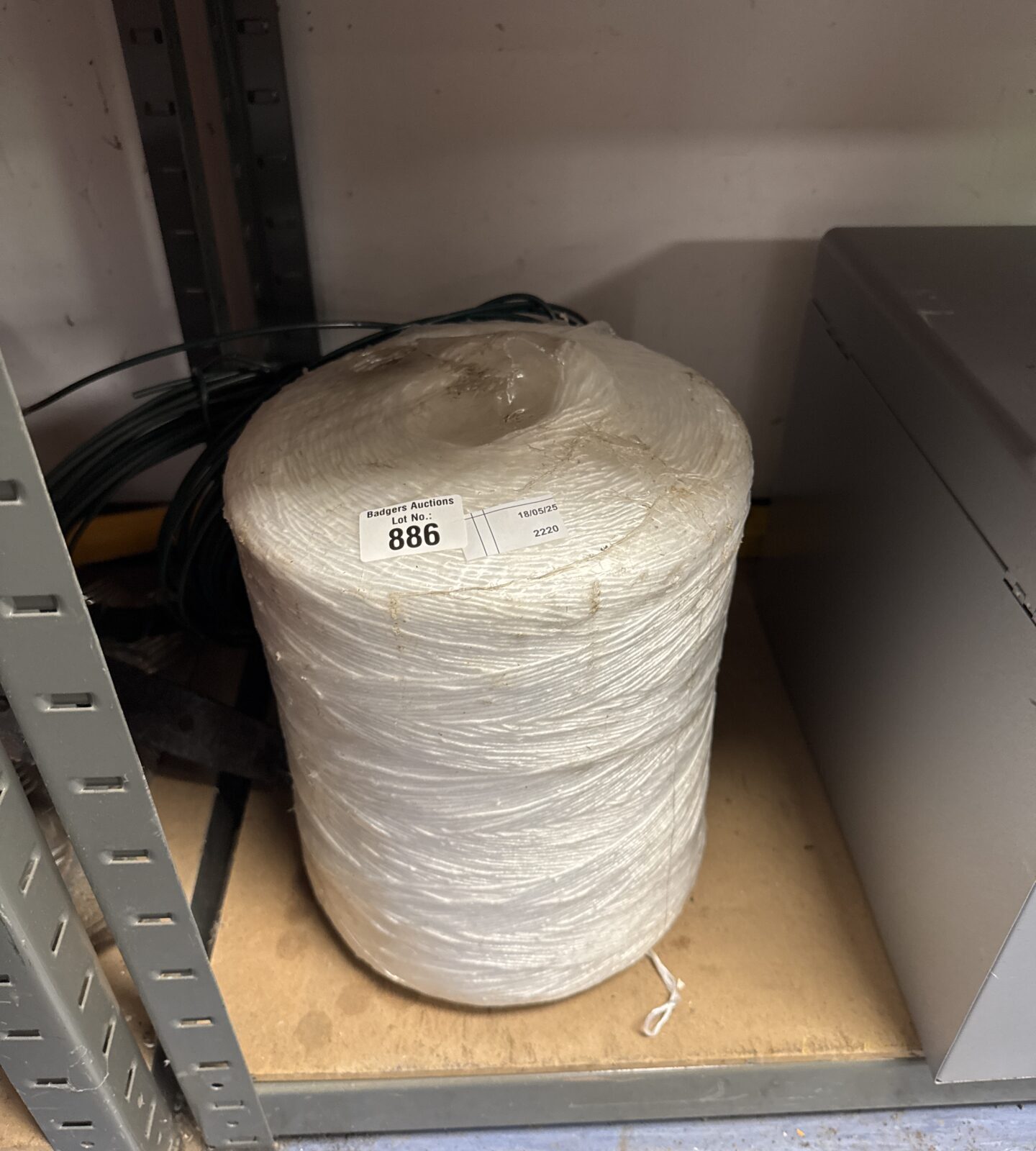 Large reel of nylon string
