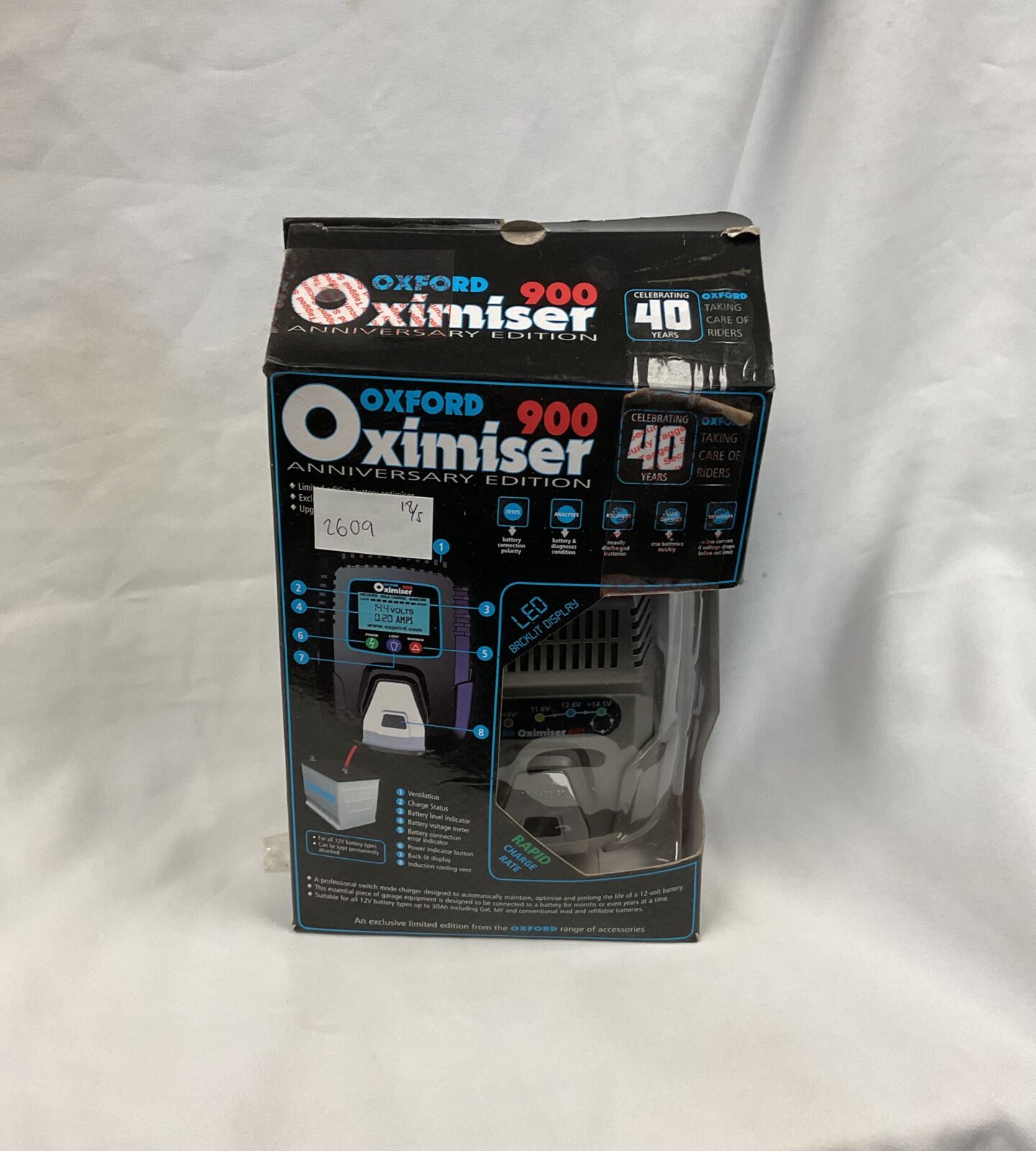 Oxford oximiser 900 battery charger