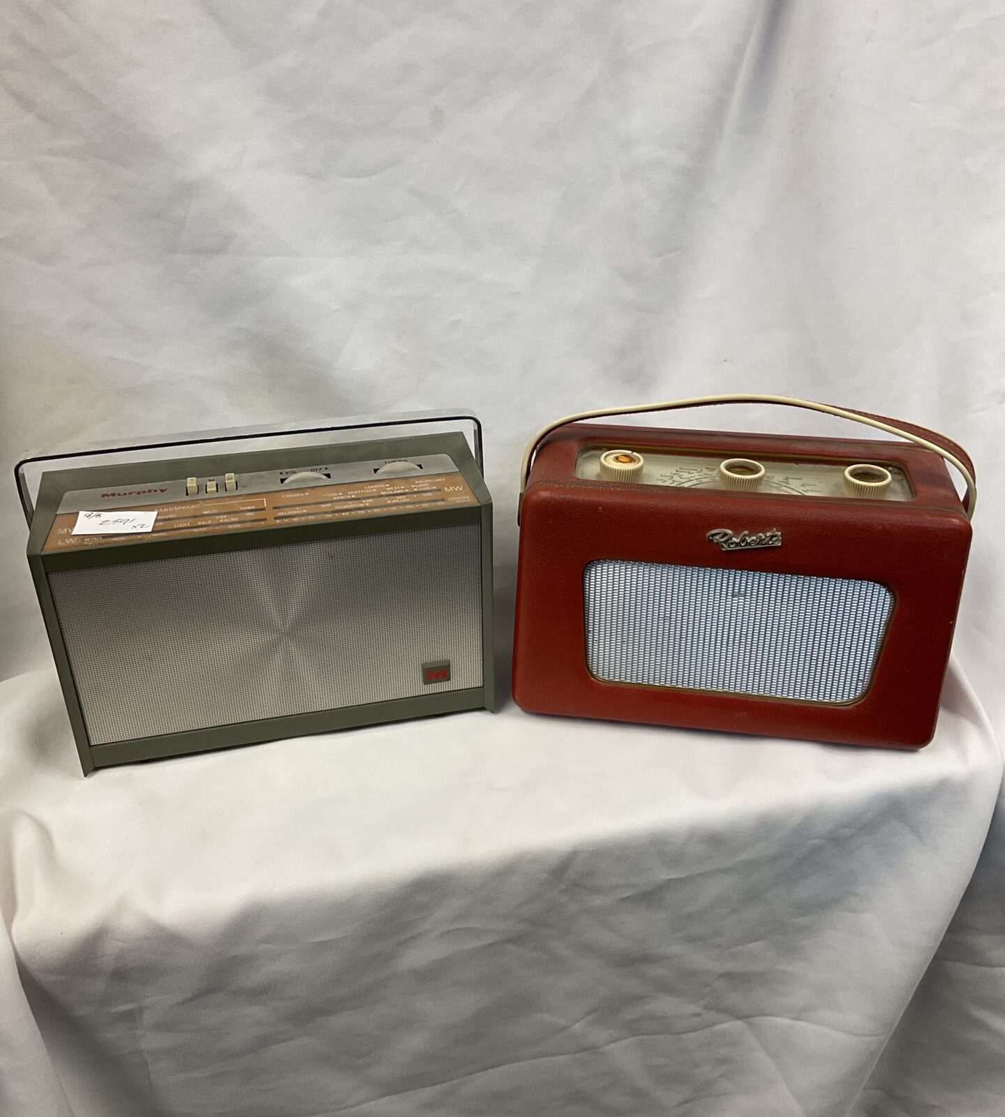 Two vintage radios including roberts model r300 & murphy