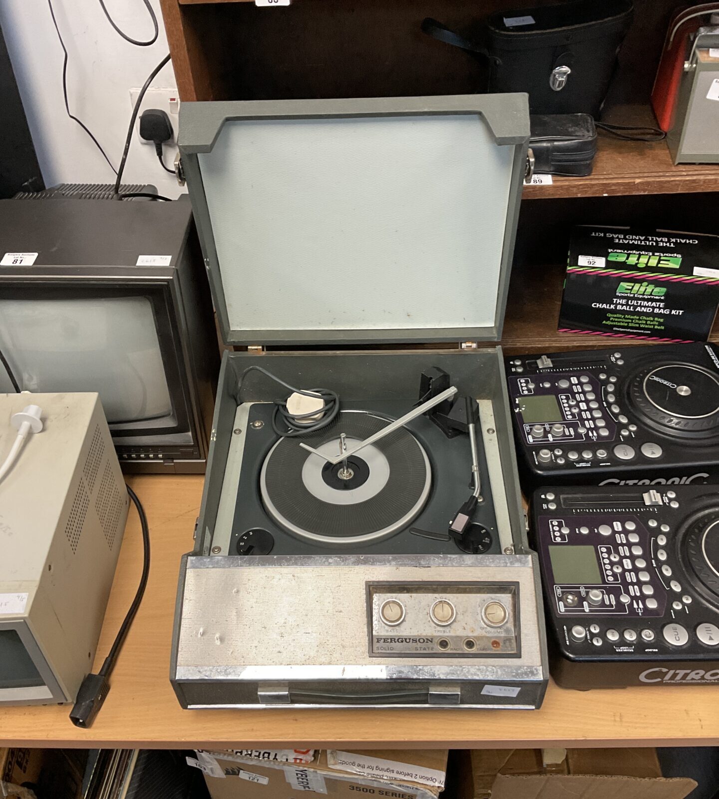 Vintage Ferguson solid state turntable