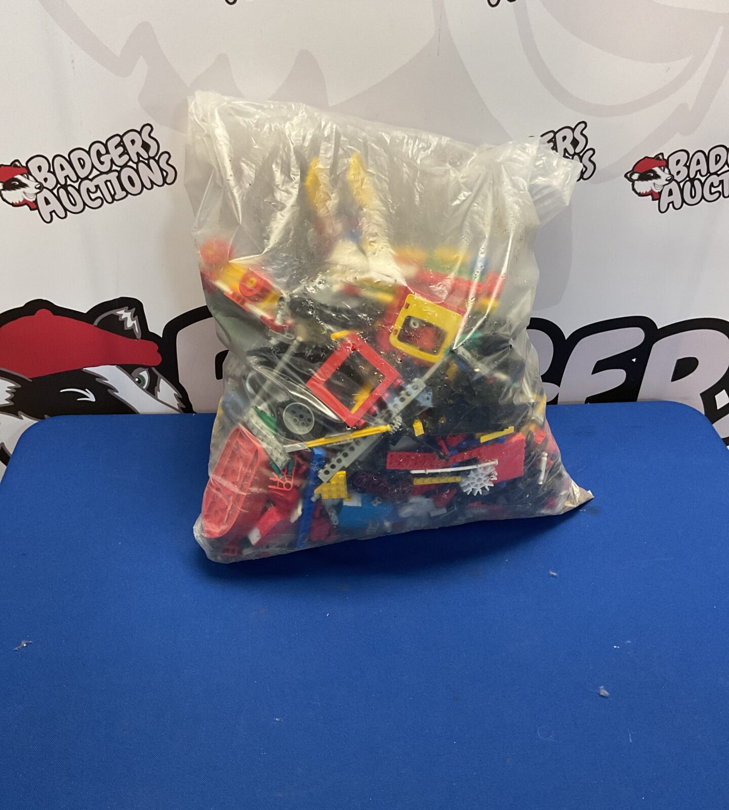 Bag of mixed Lego and kinex