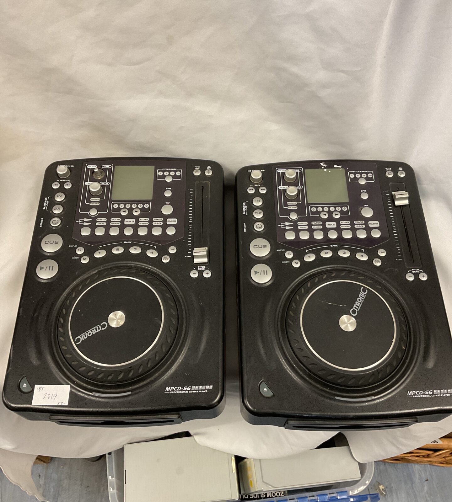Pair of citronic mpcd-56 ultima dj cd players