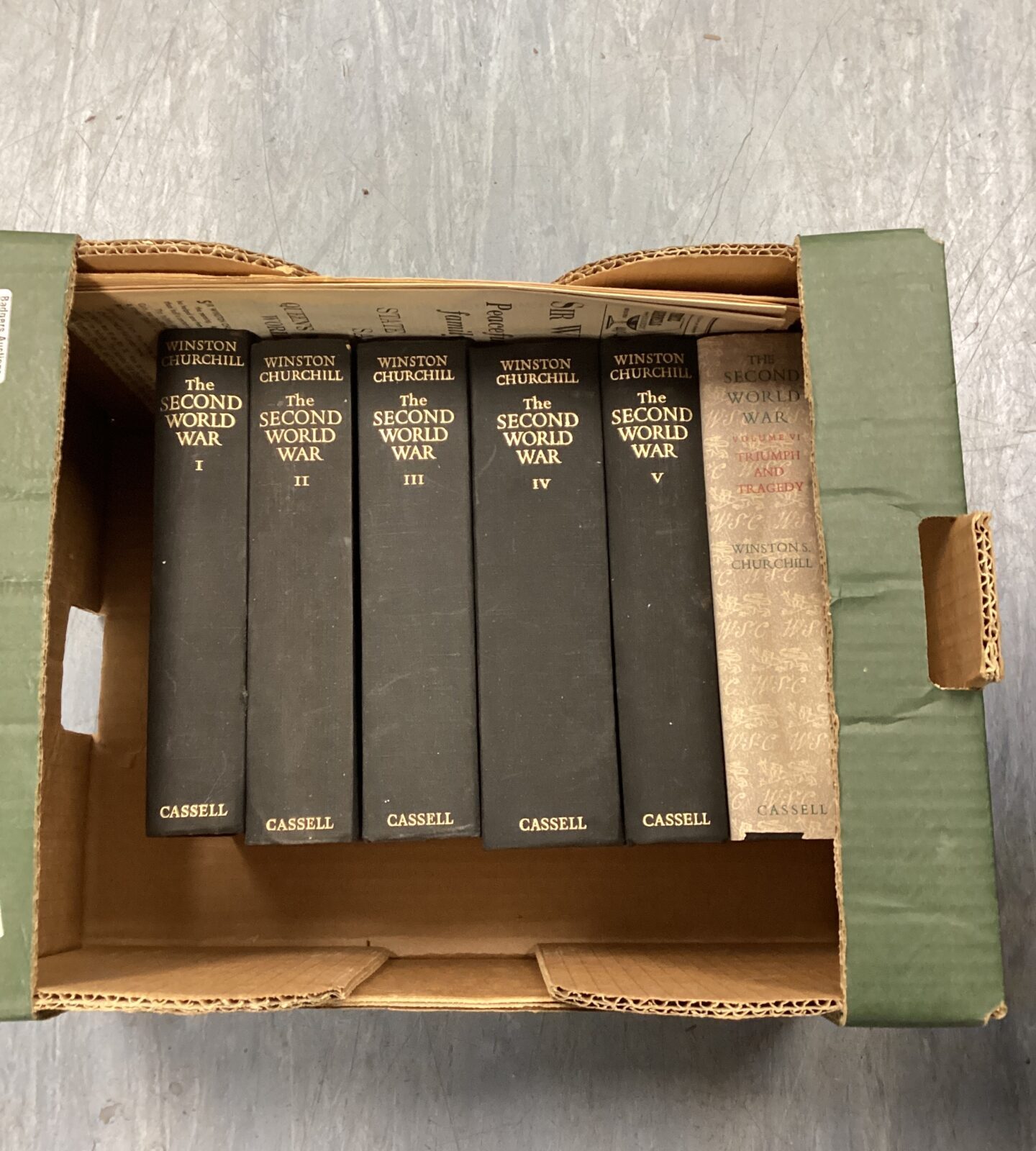 Winston Churchill The Second World War Books by Cassell