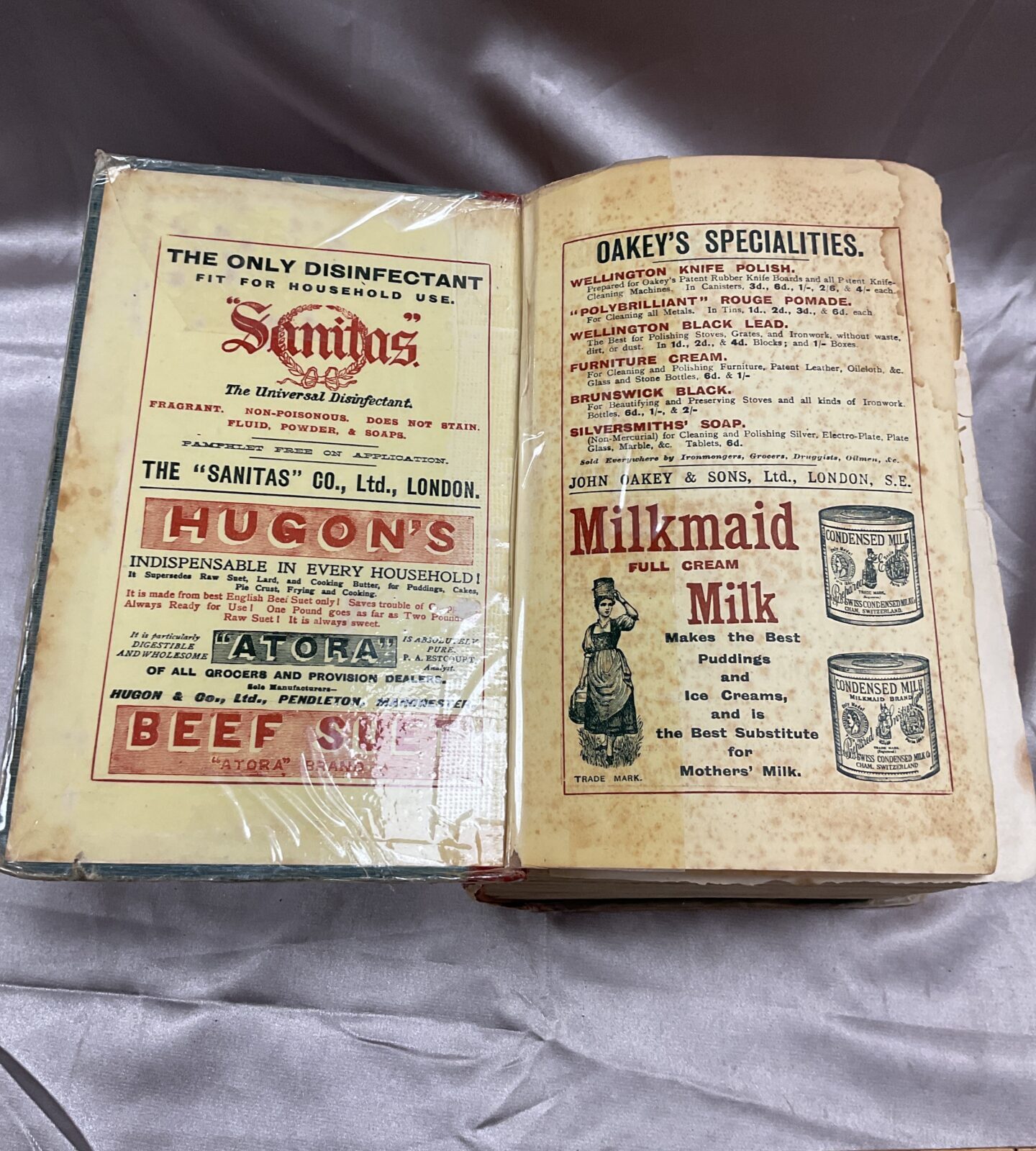 1906 Copy of Mrs Bretons Book of Household Management New Edition Cook book - Image 3