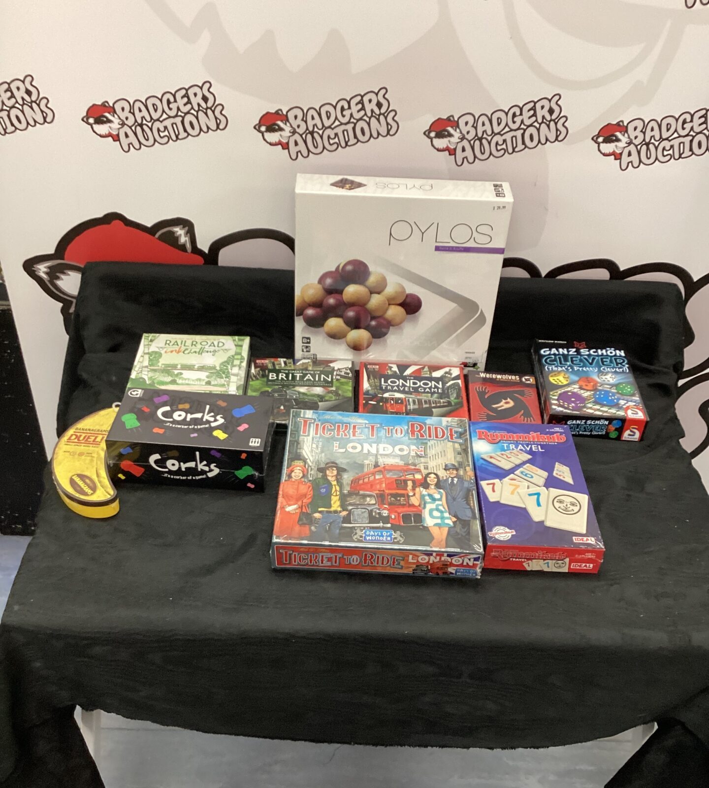 Selection of new board games