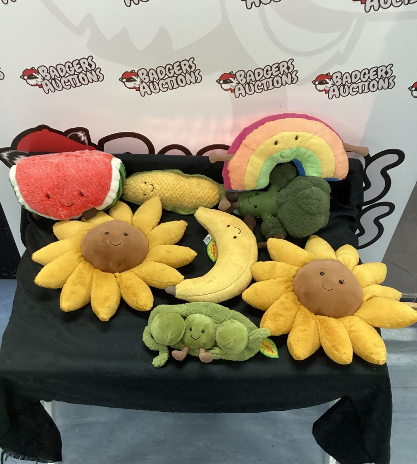 Quantity of Jellycat soft toys