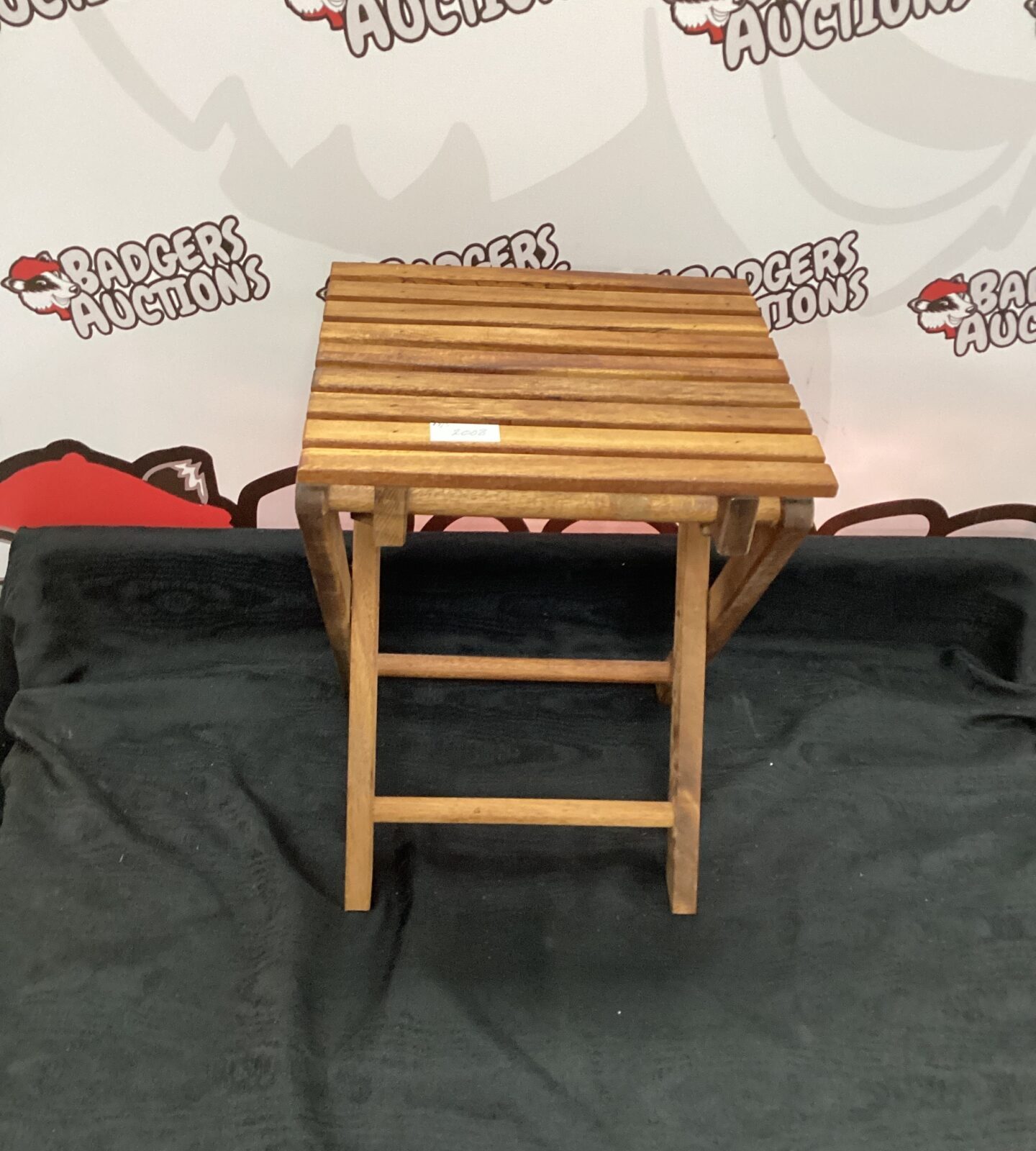 Small folding garden side table