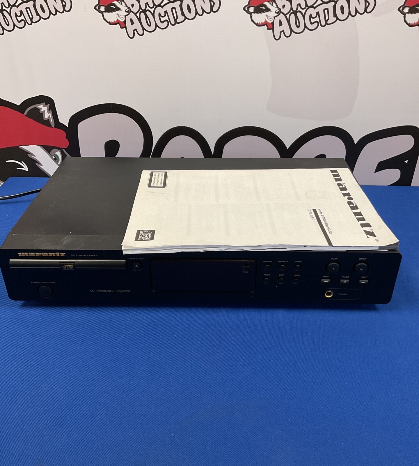 Marantz cd4000 cd player