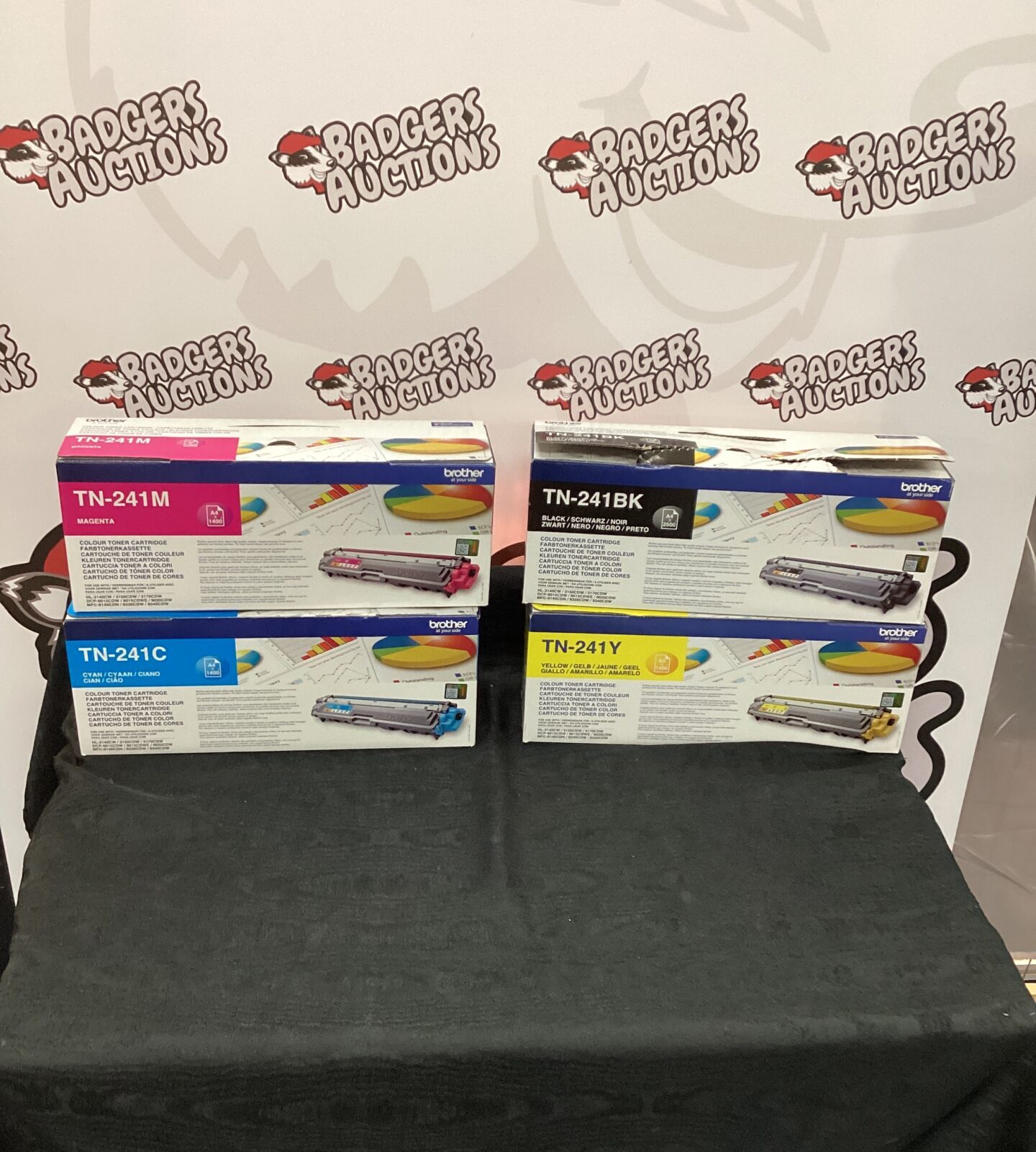 Four Brother TN 241 Printer Cartridges