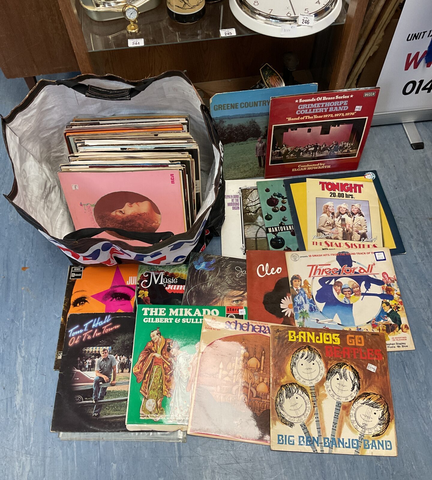 Collection of 12” vinyl records