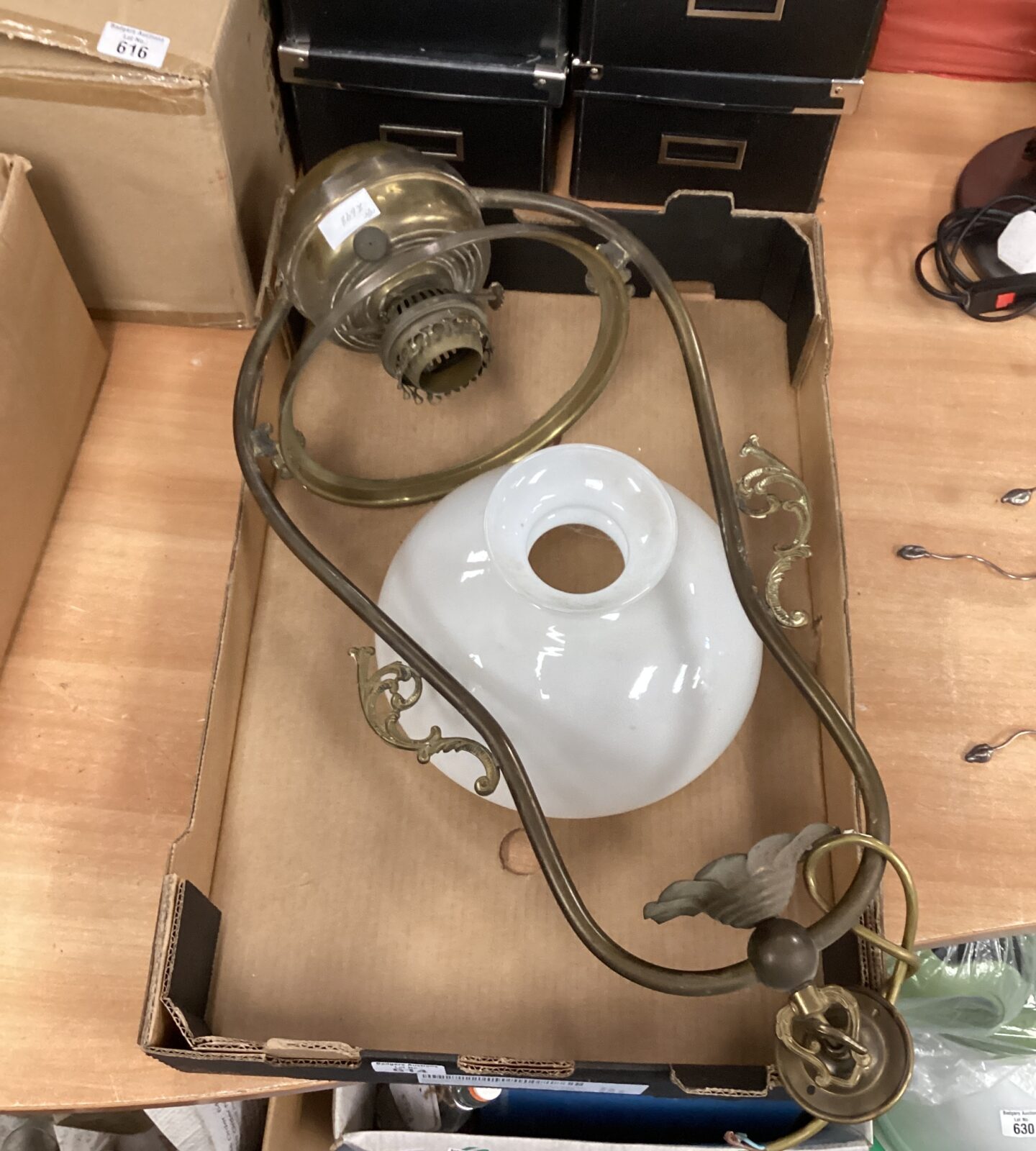 Vintage Brass Lantern Ceiling Lamp