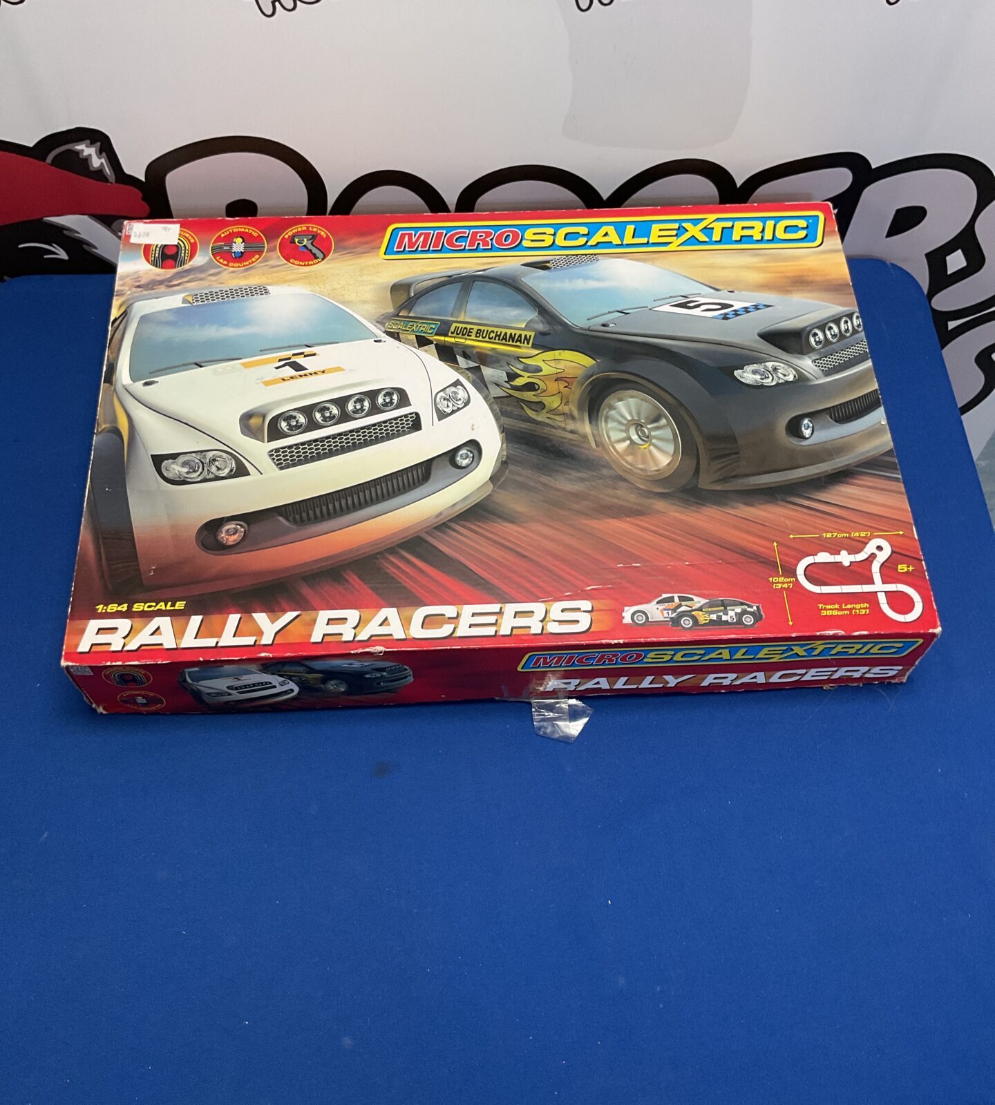 Microscalextric rally racers set