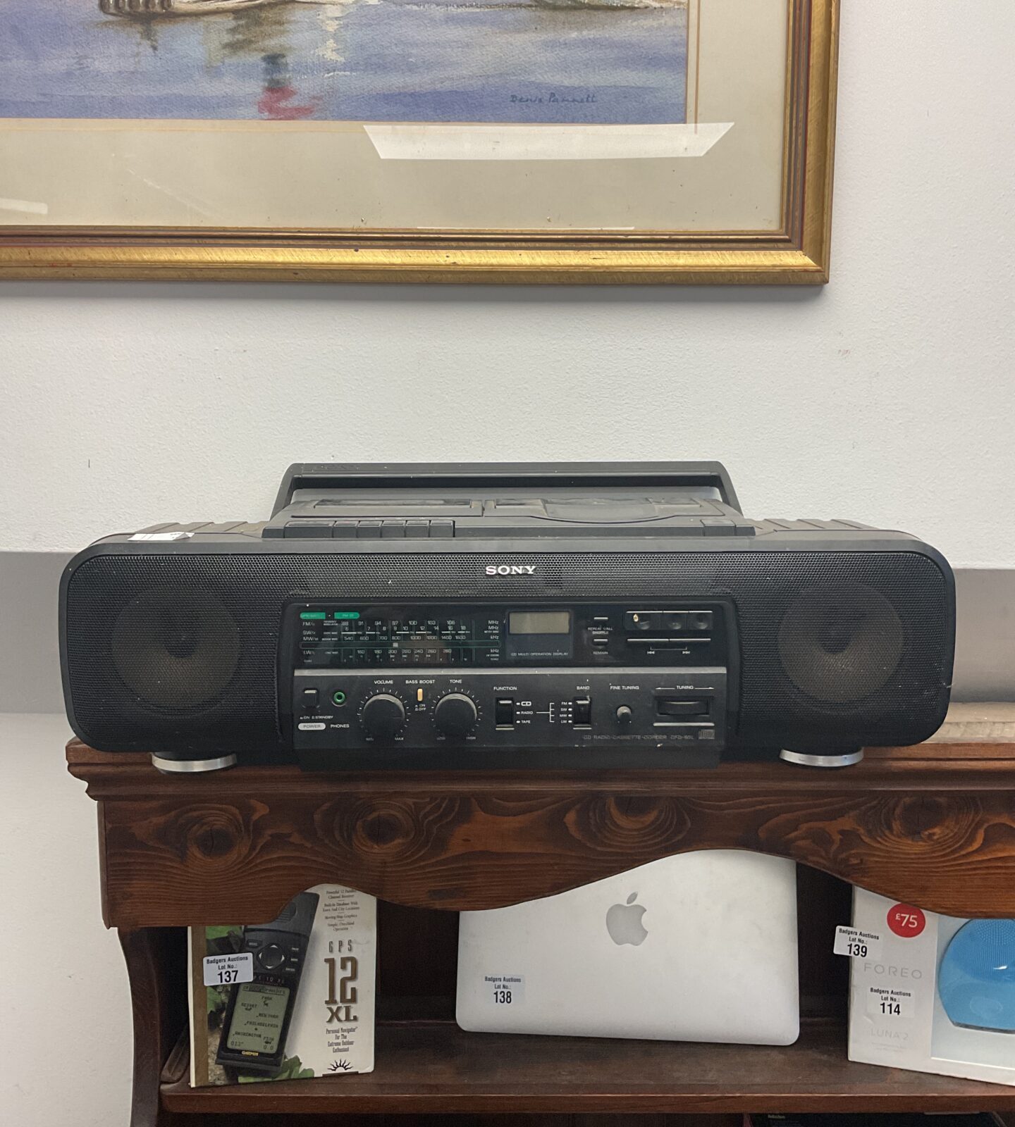 Sony cfd-60l cd cassette radio boombox