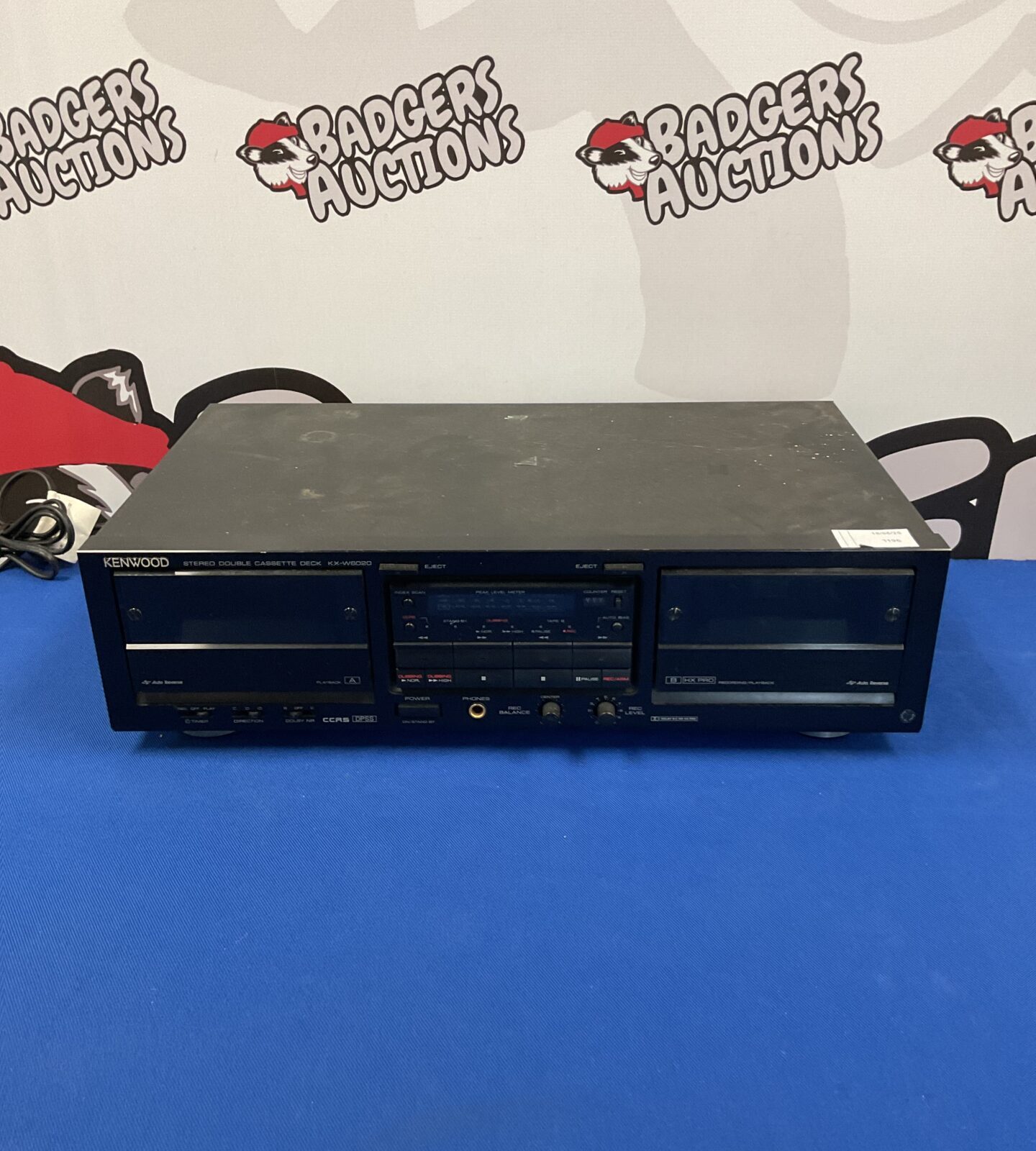 Kenwood kx-w6020 double cassette deck