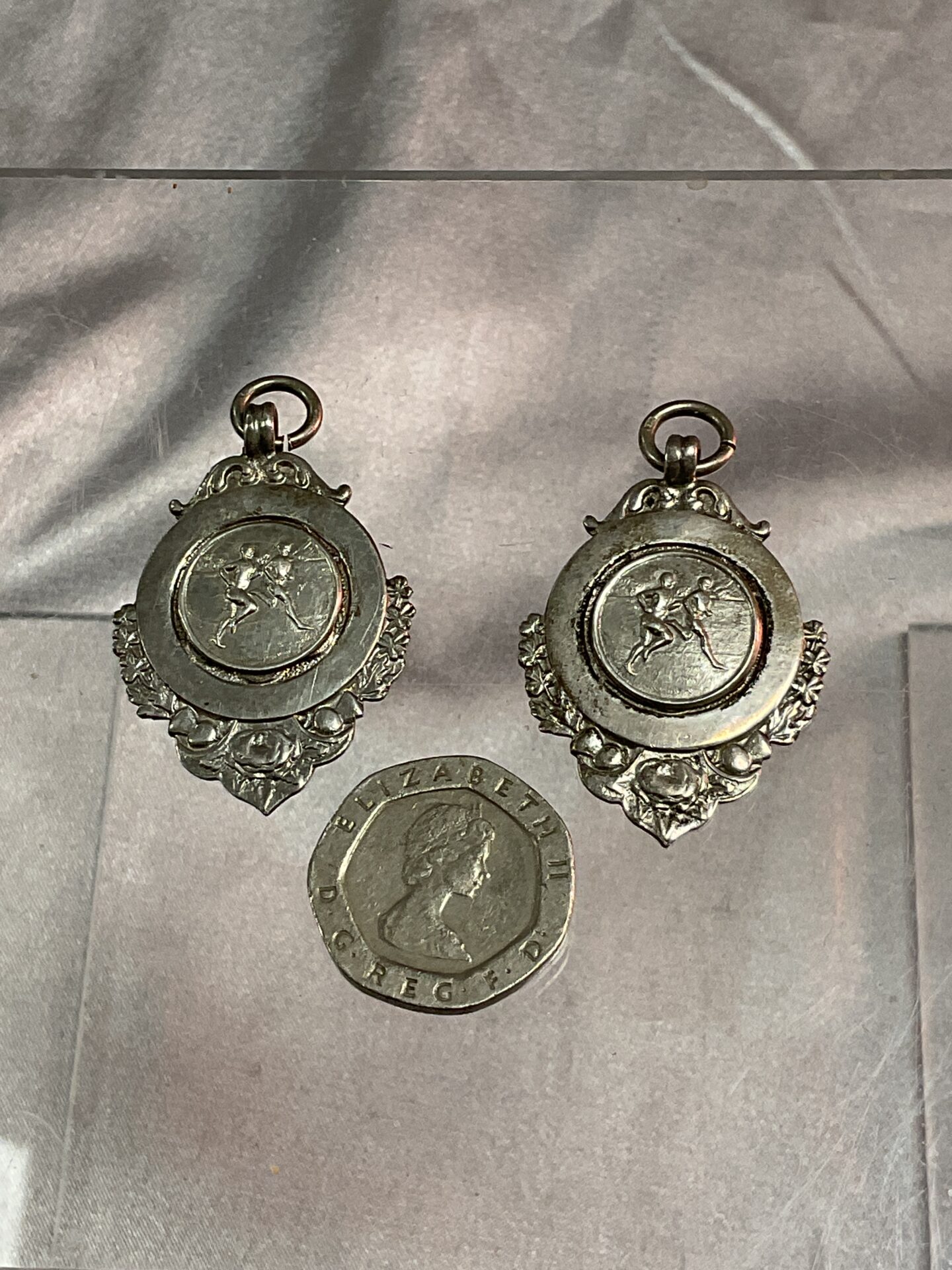 Two Hallmarked Silver Running Medals 14.3g