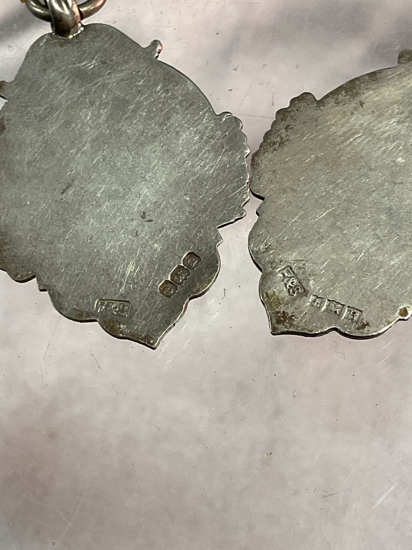 Two Hallmarked Silver Running Medals 14.3g - Image 2