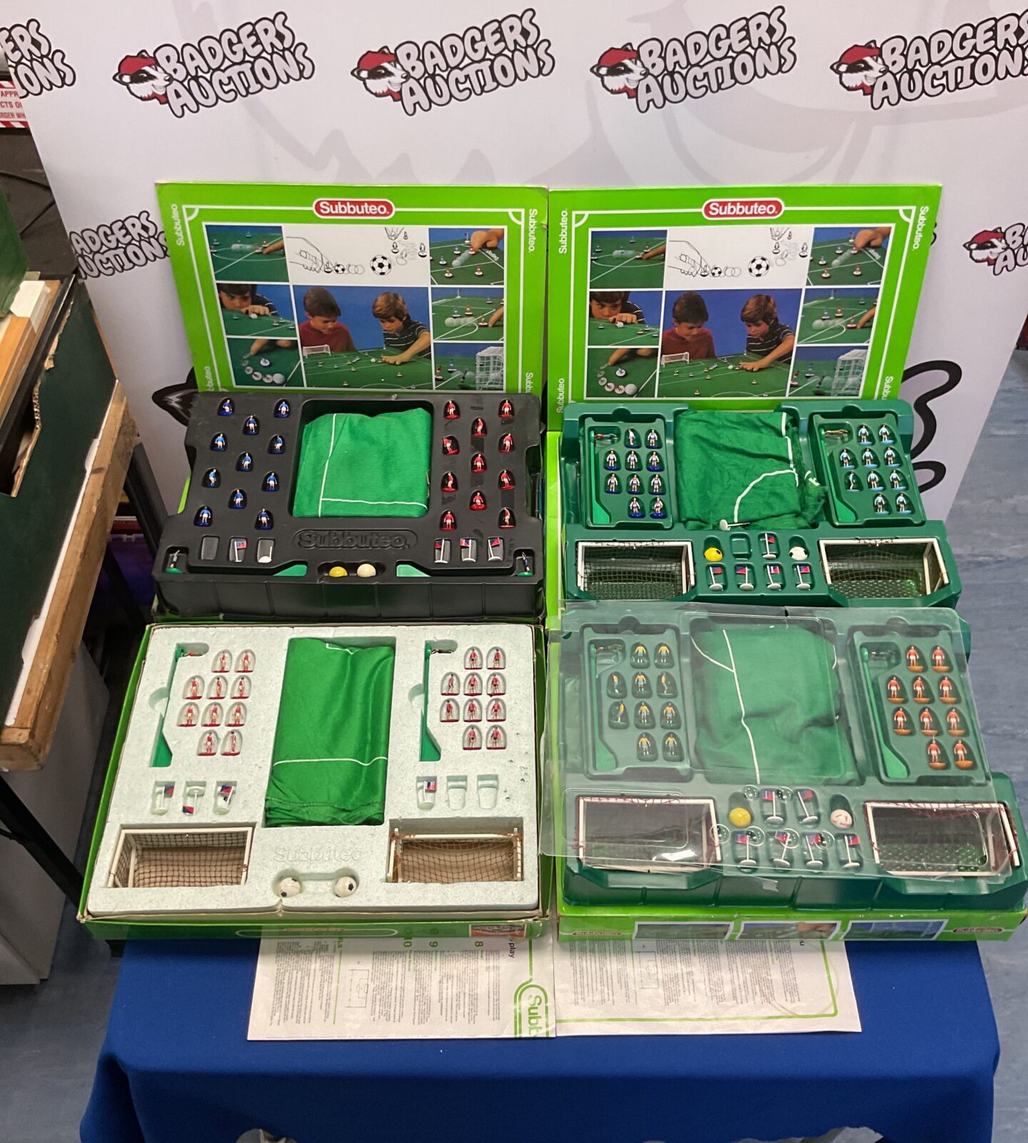 Four vintage boxed subbuteo play sets - Image 2