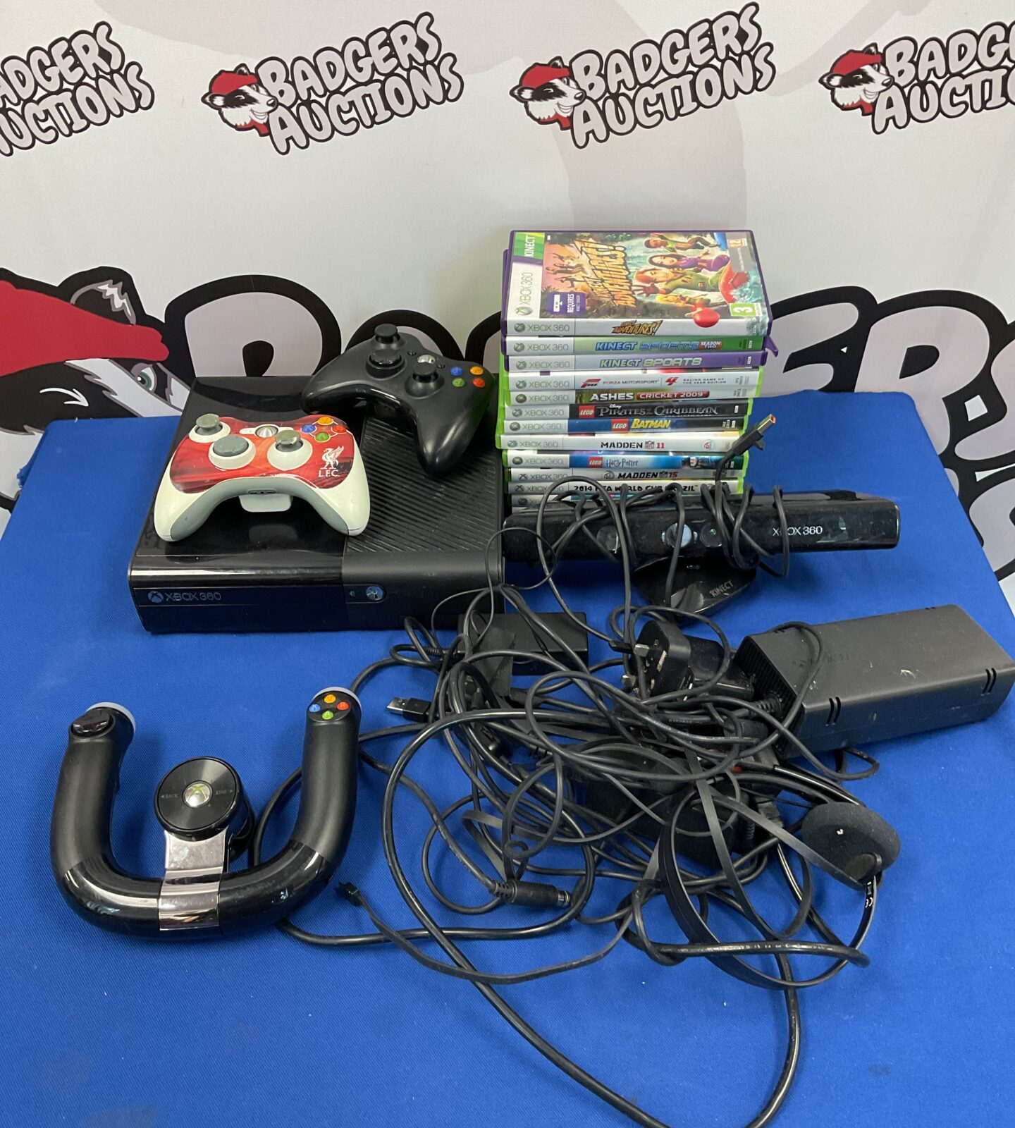 Microsoft xbox 360 console bundle with games