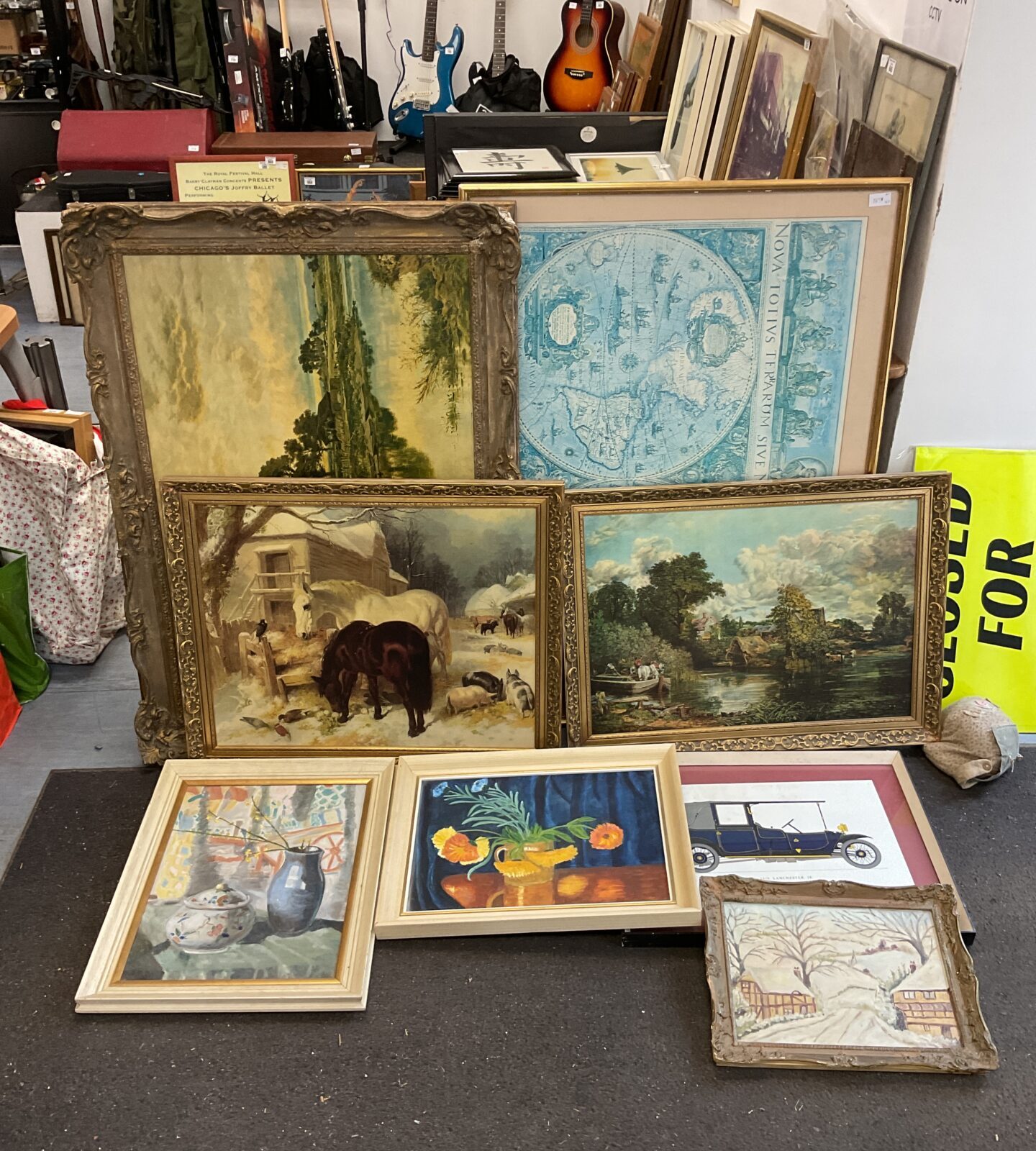Lot of framed prints & artworks