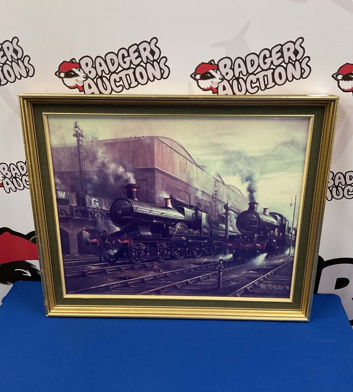 Philip d hawkins print of a steam train
