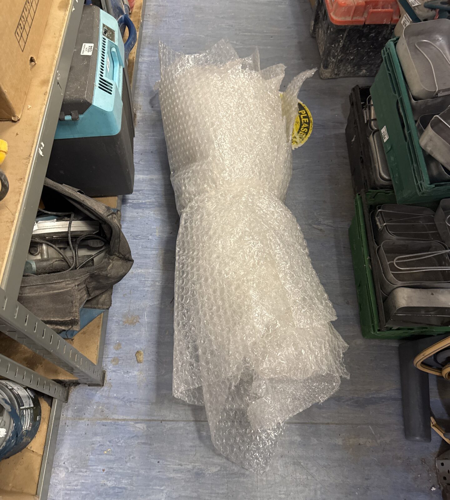 Two boxes of assorted empty boxes with some bubble wrap - Image 2