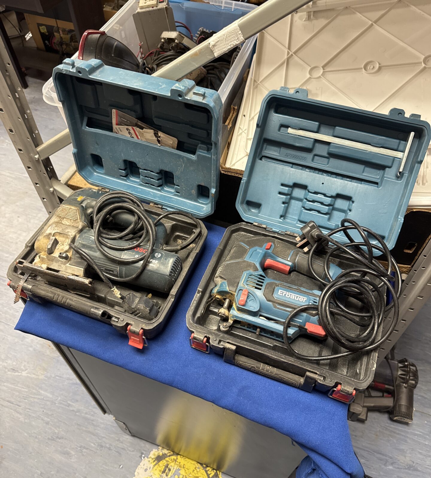 Bosch & Erbauer jig saws - both working