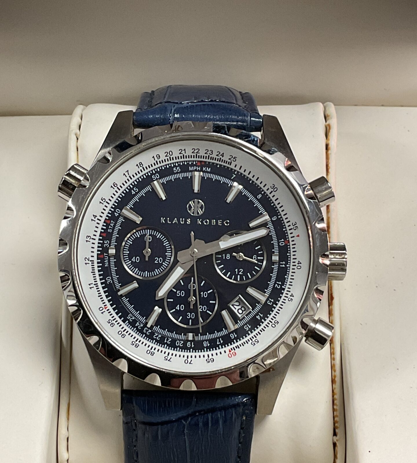 Klaus Kobek Gents Quartz wristwatch with box and papers