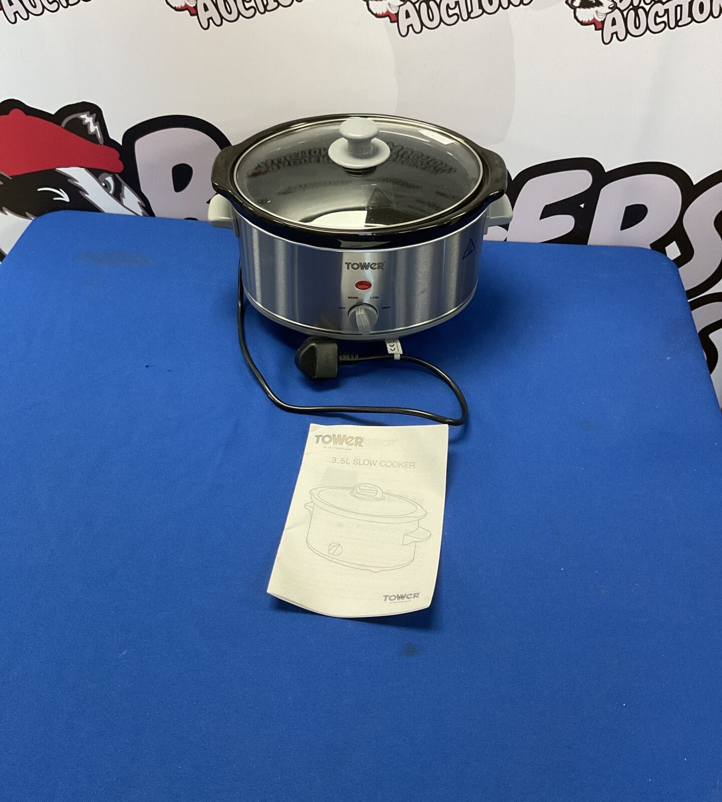 Tower 3.5L slowcooker with manual working