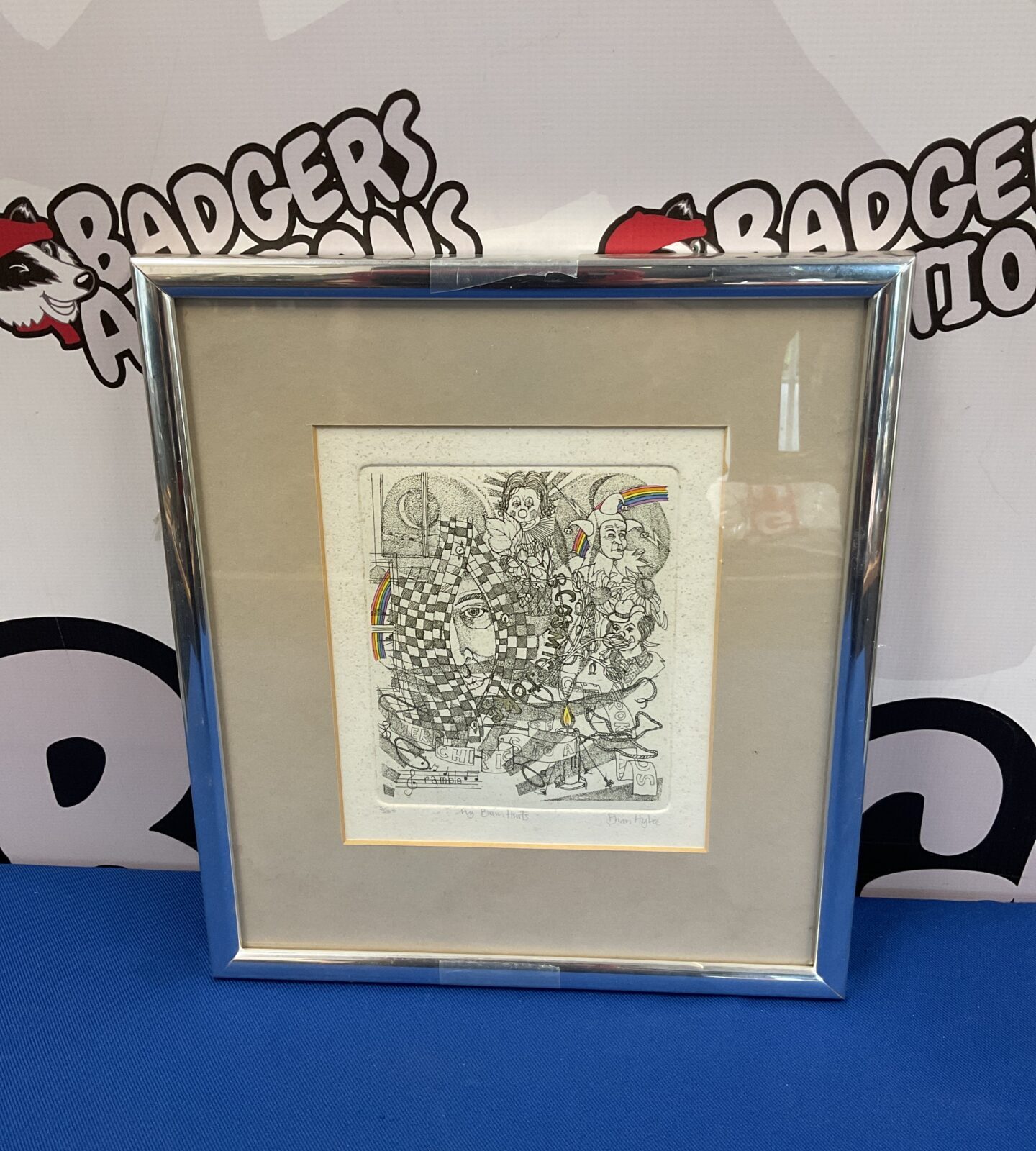 Original brian higbee signed limited edition etching