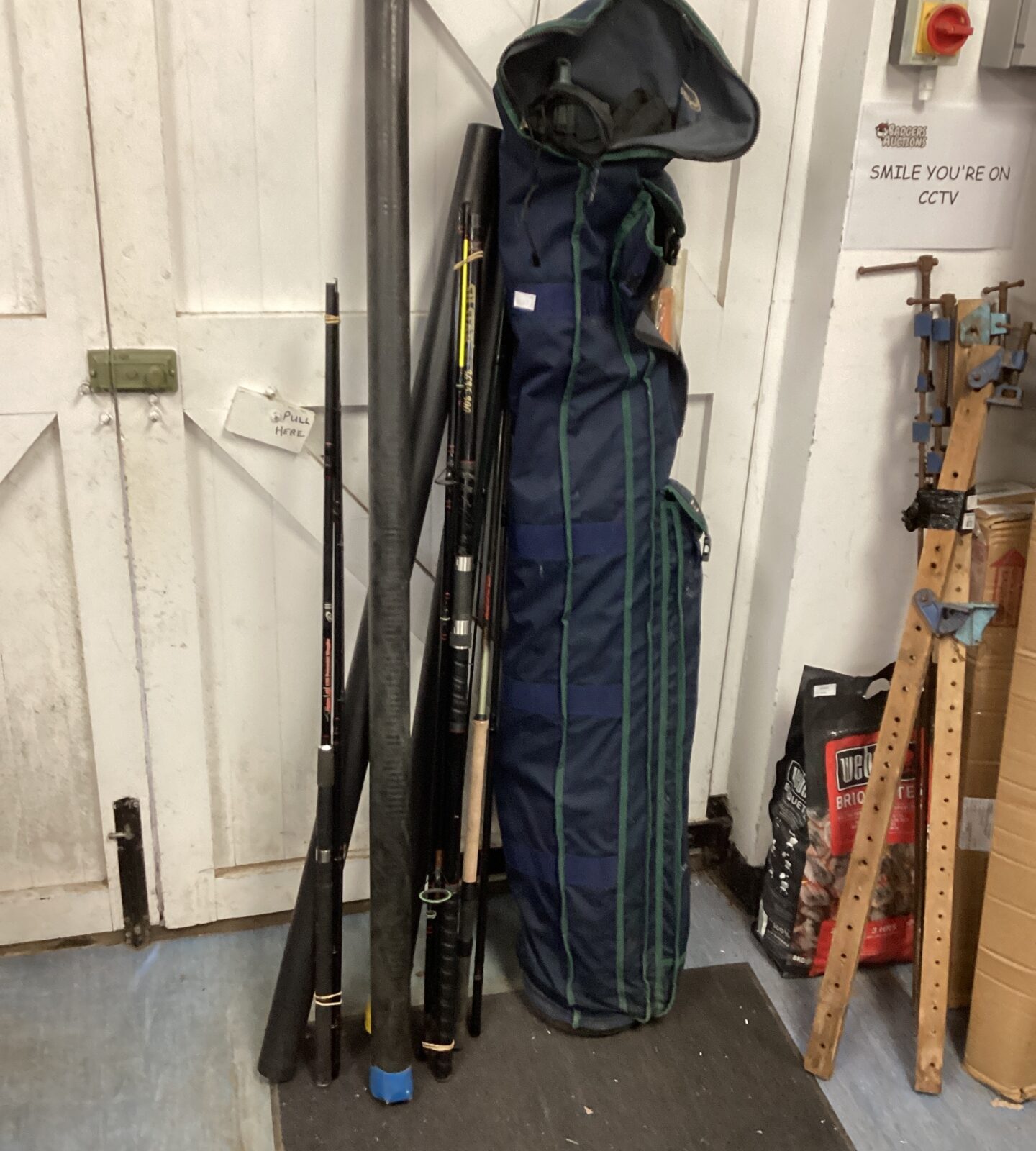 Shakespeare Fishing bag full of rods etc