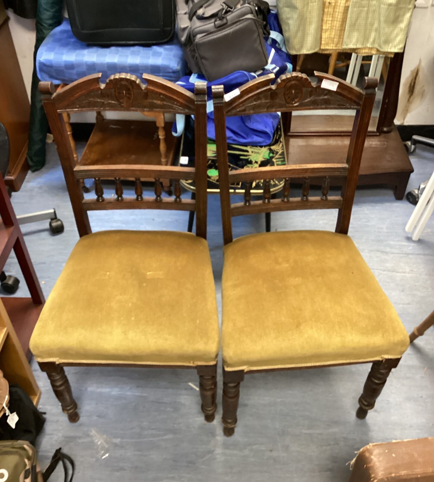 Two antique chairs