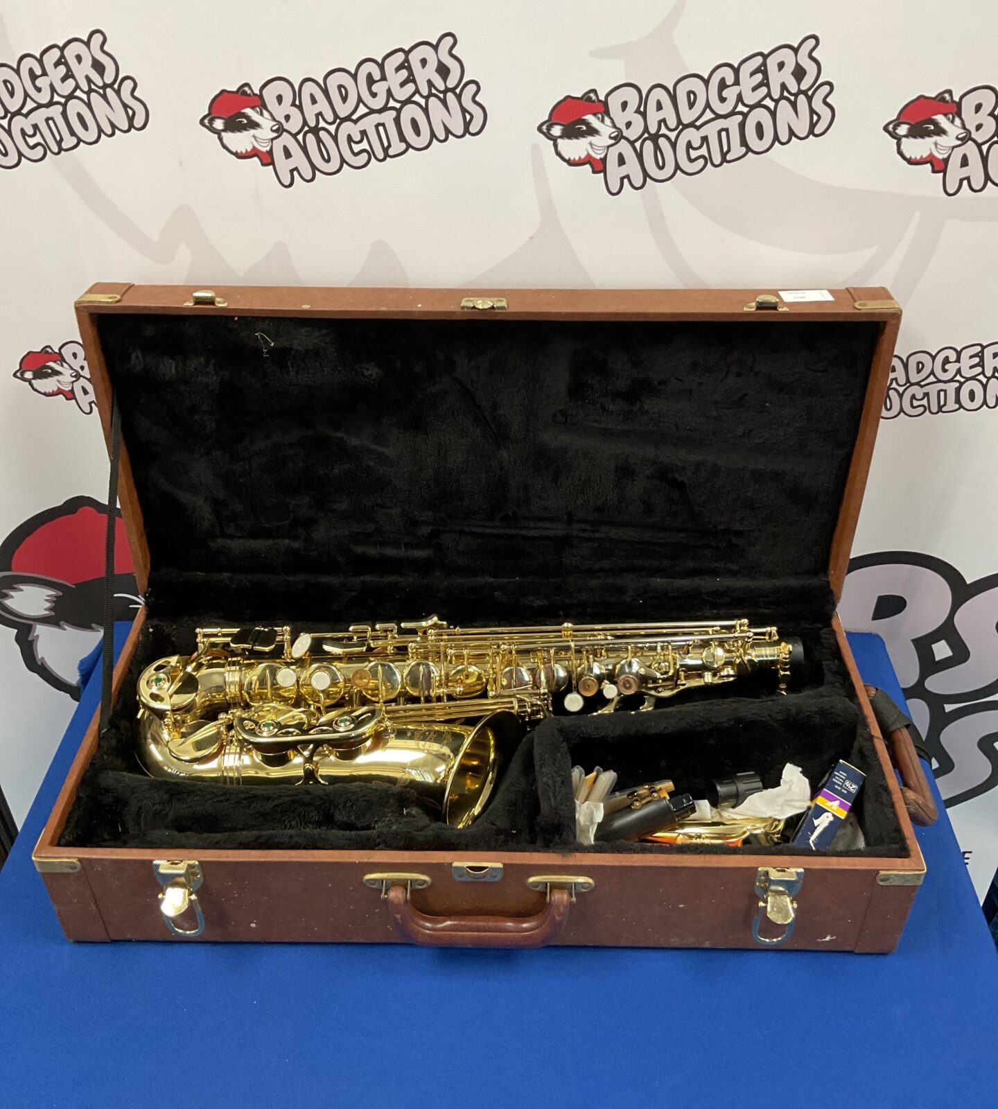 Artemis saxophone in cse with accessories