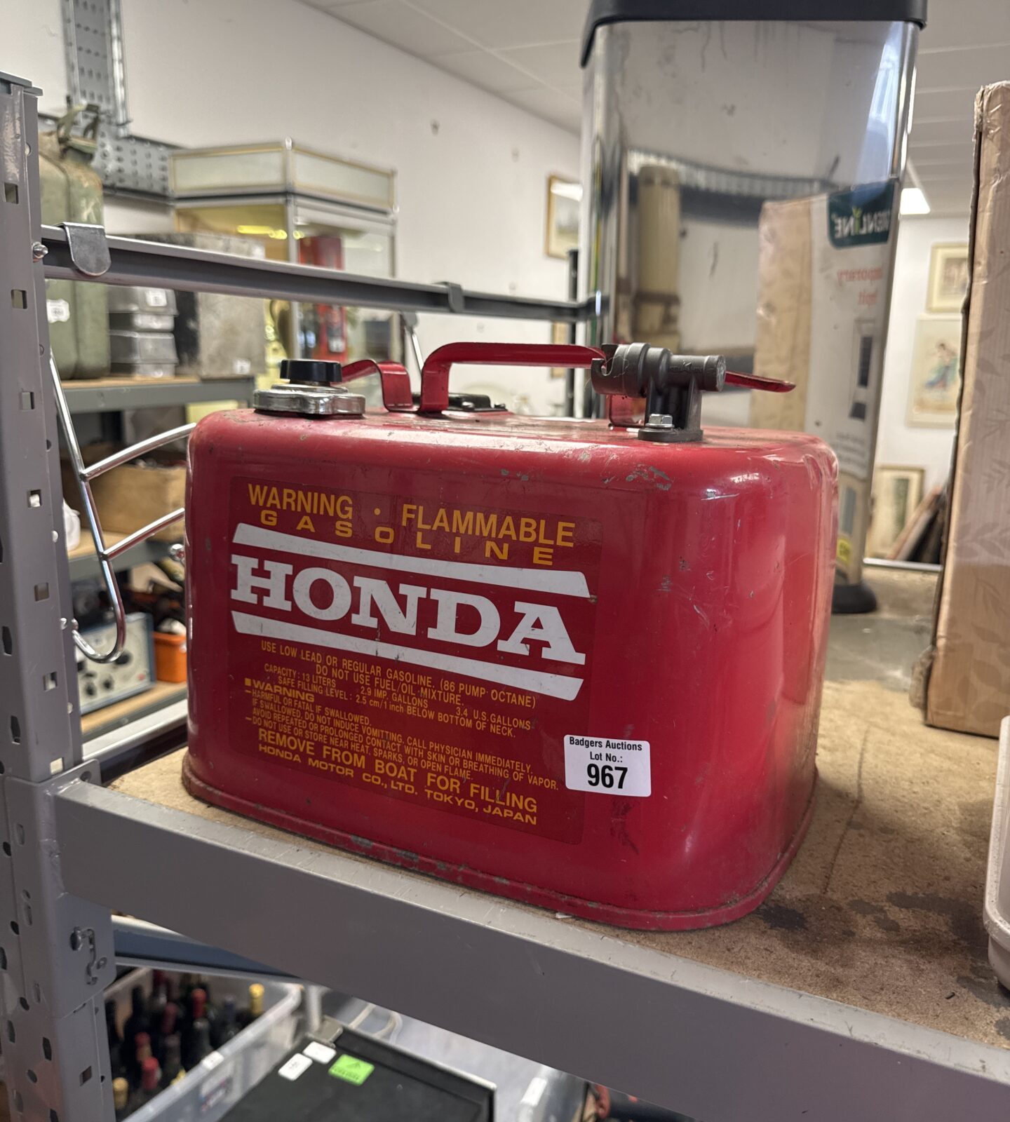 Honda boat fuel can