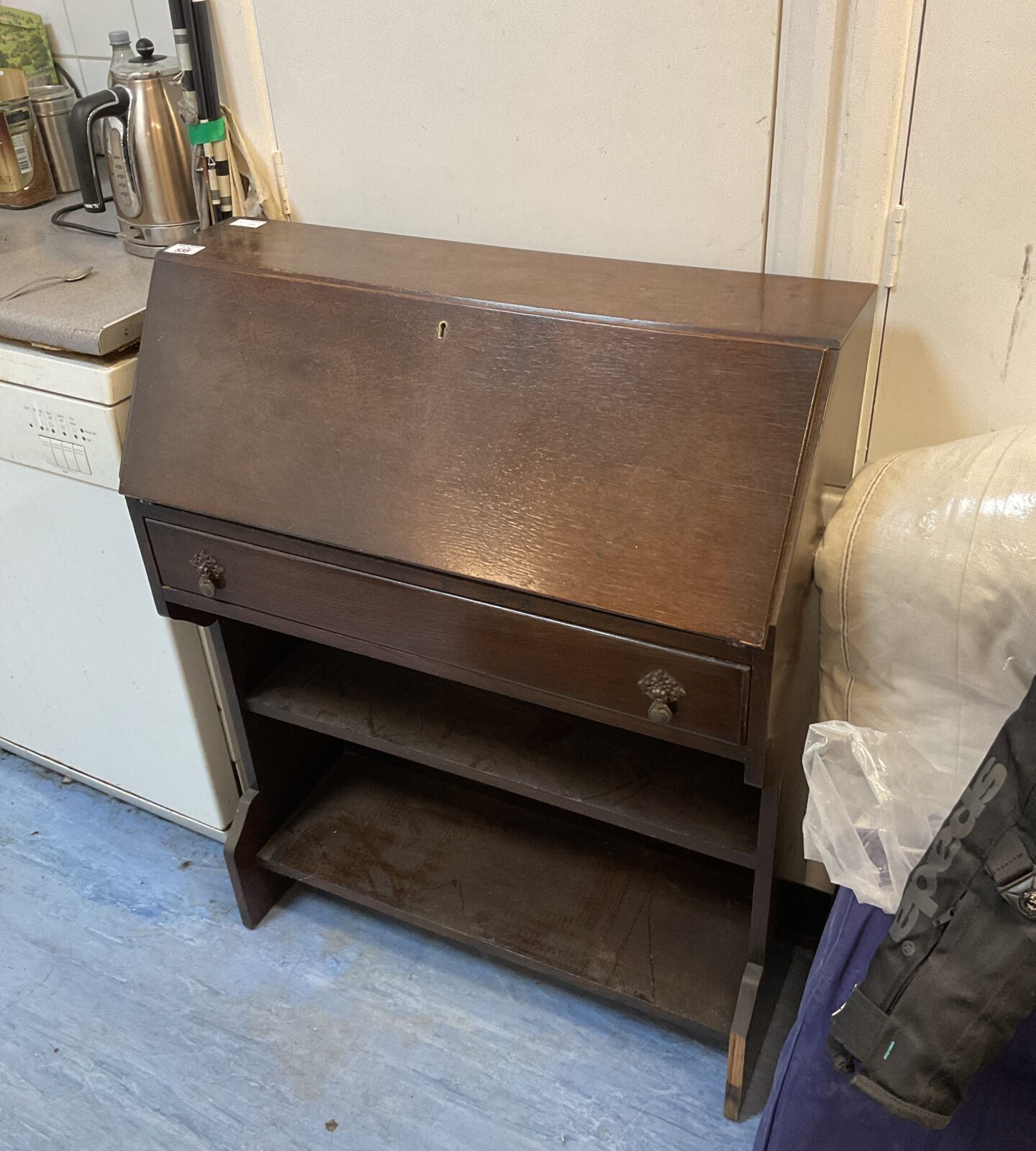 Vintage mahogany writing desk