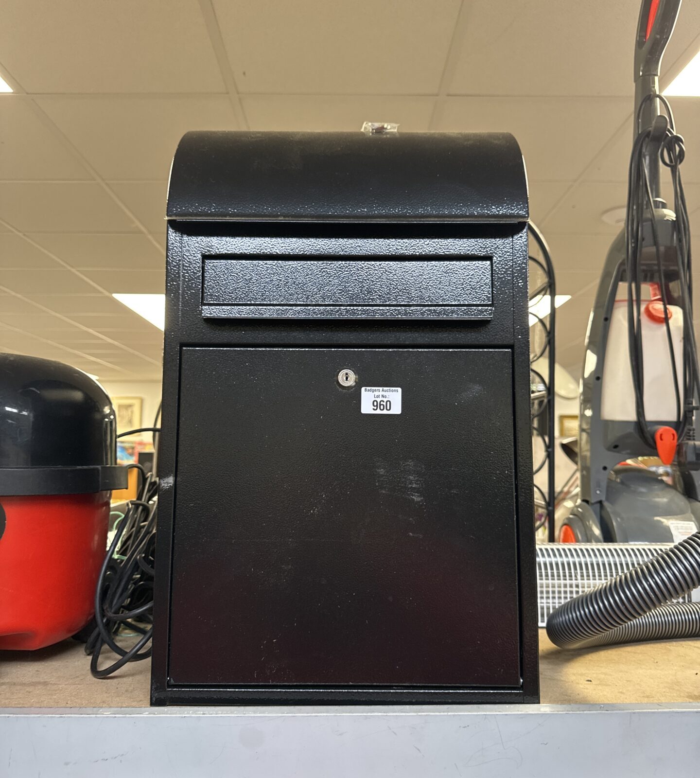 Large outdoor mailbox with keys 2ft tall