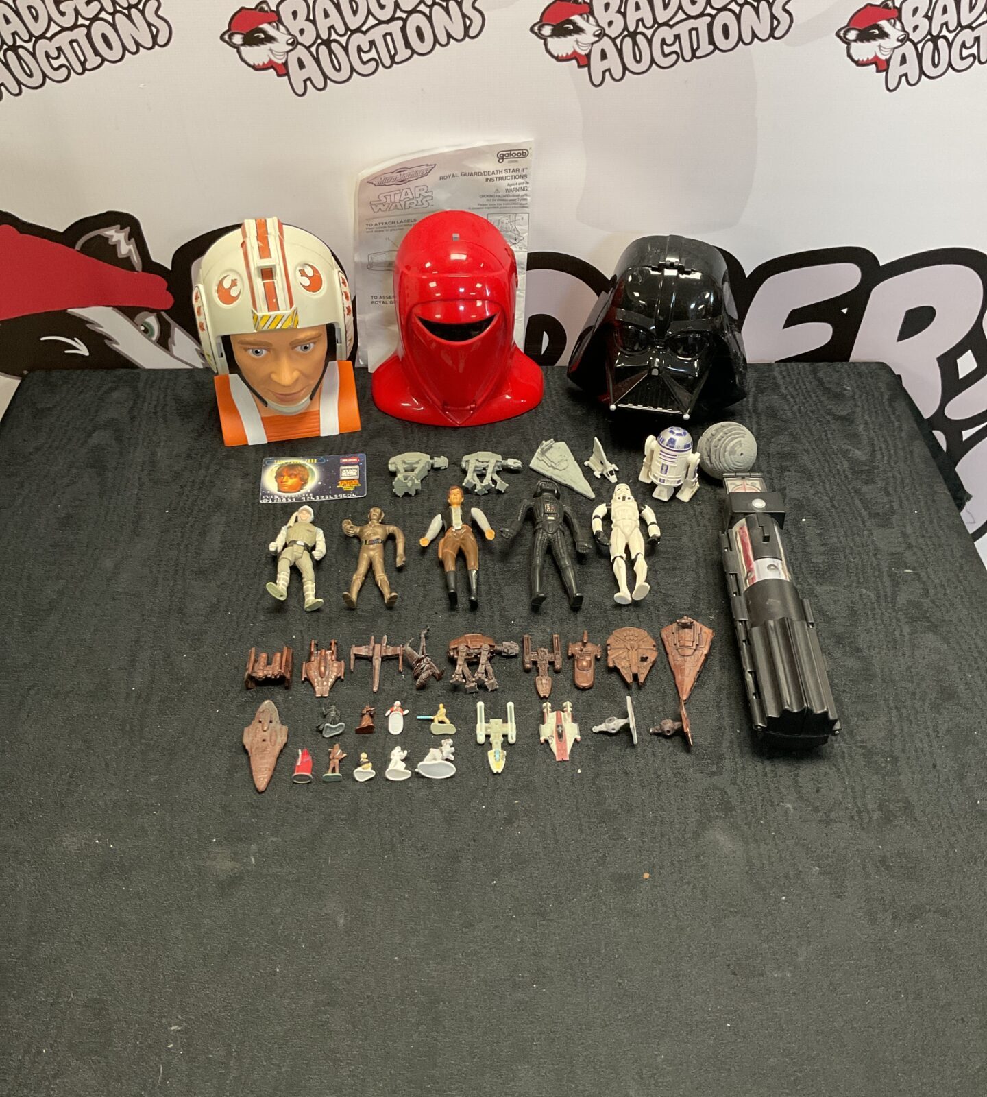 Selection of retro micromachine star wars playsets, accessories and figures