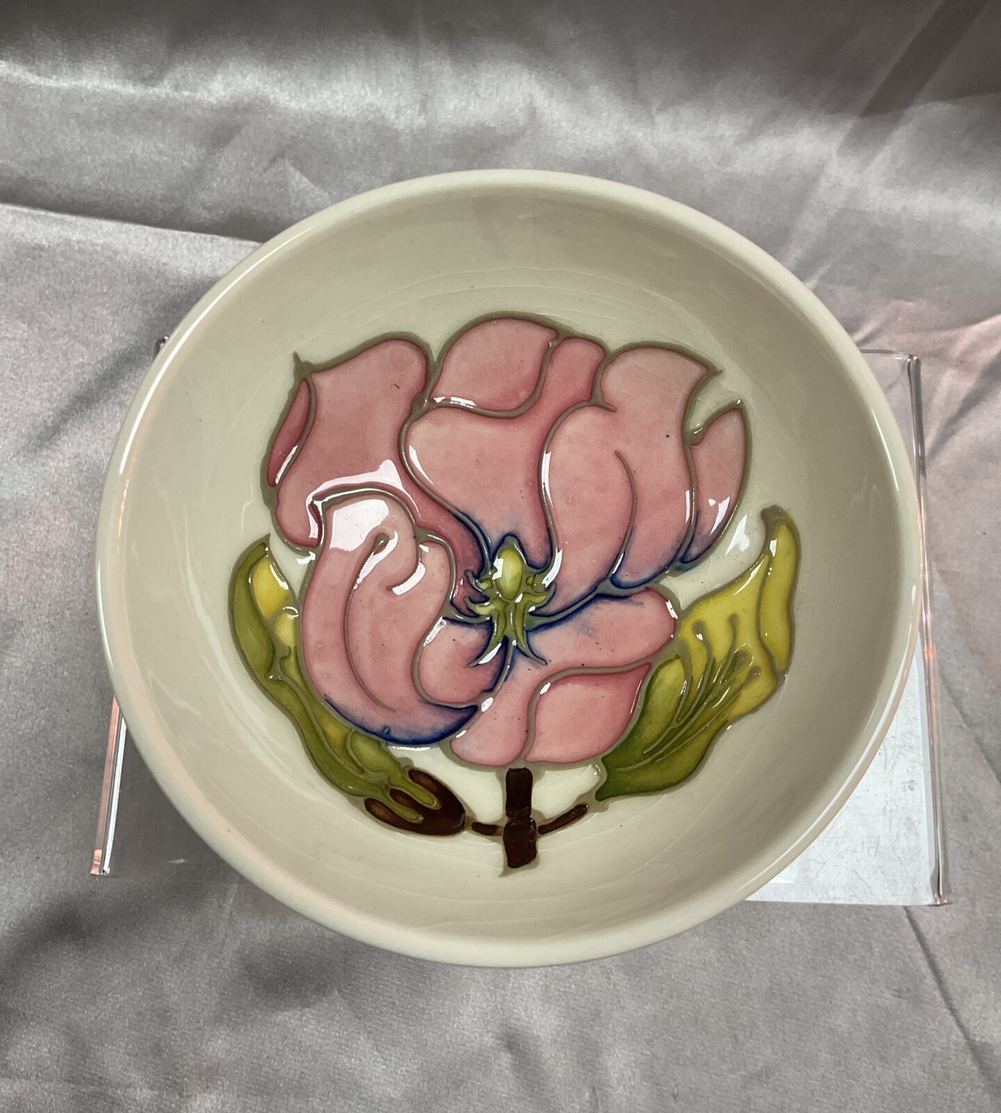 Moorcroft Magnolia Floral Design 4.5” Bowl