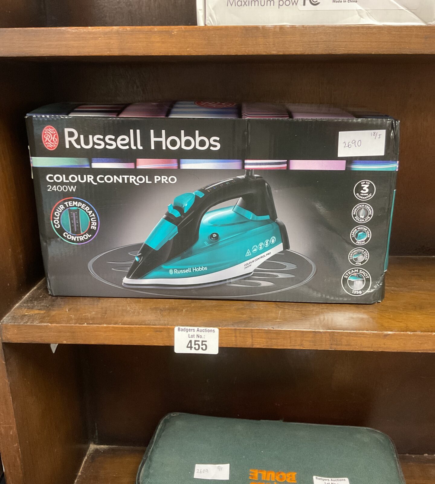 Russell hobbs colour control pro corded iron working