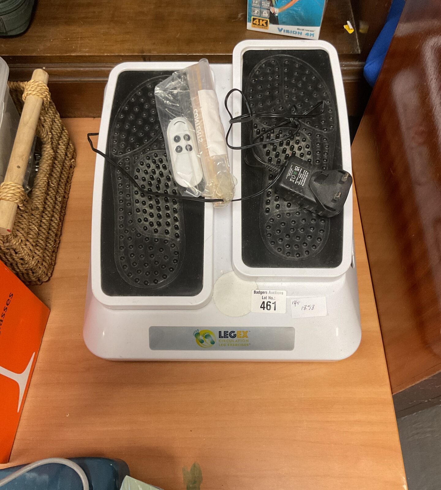 Legex leg exerciser with remote