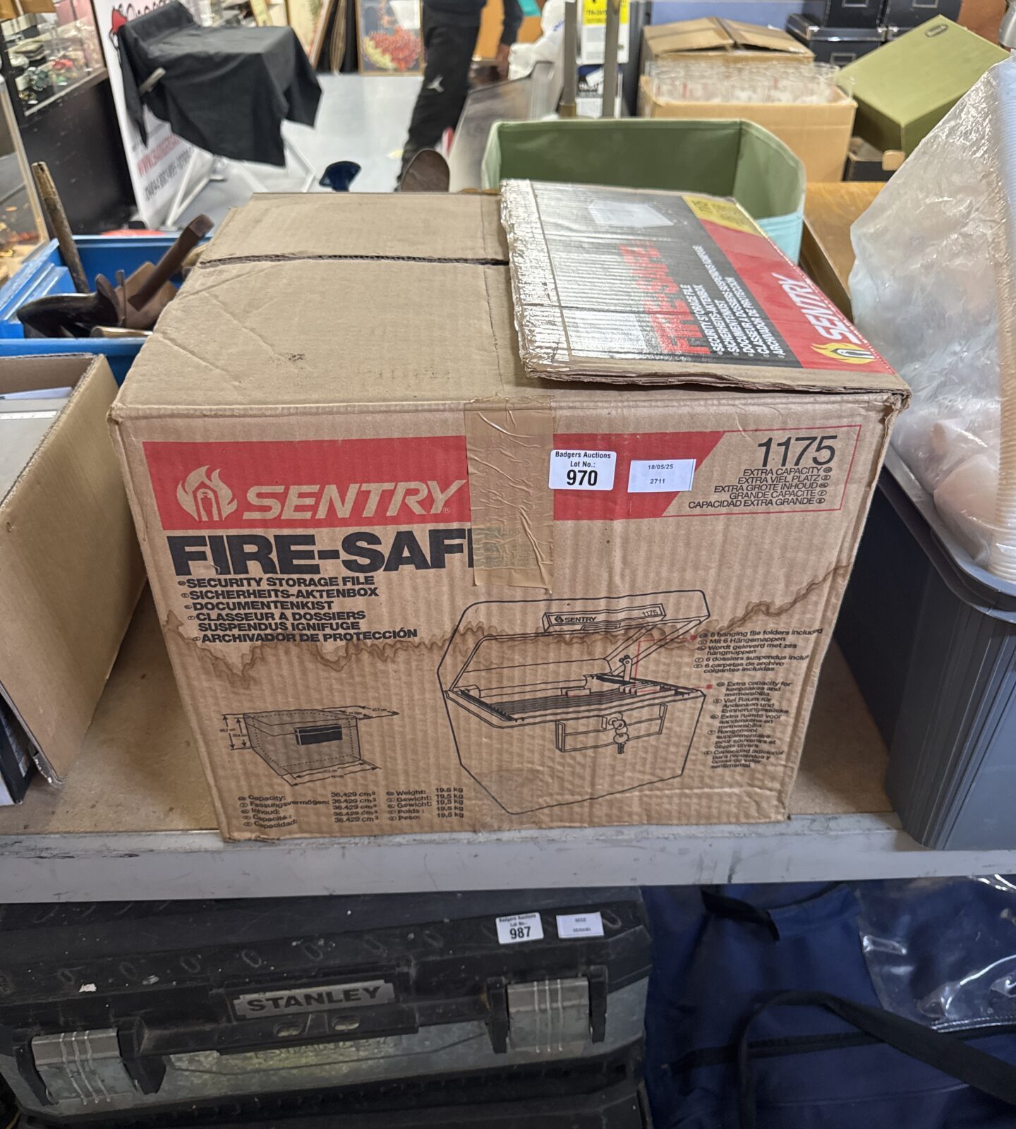 Sentry documents fire safe